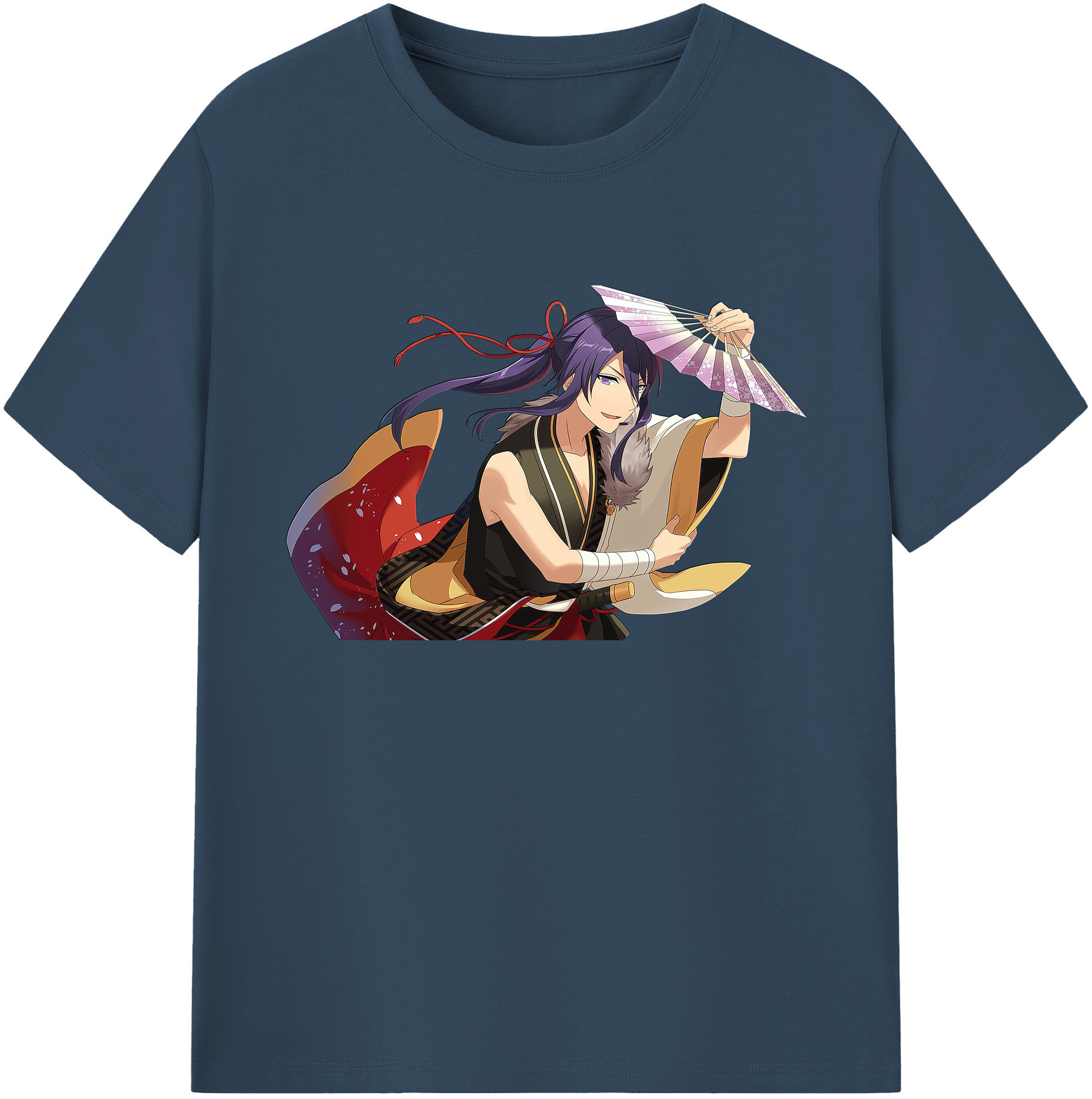 （画像用） あんさんぶるスターズ! Ensemble Stars 綿100％ メンズ半袖Tシャツ｜肌触りやわらか＆通気性