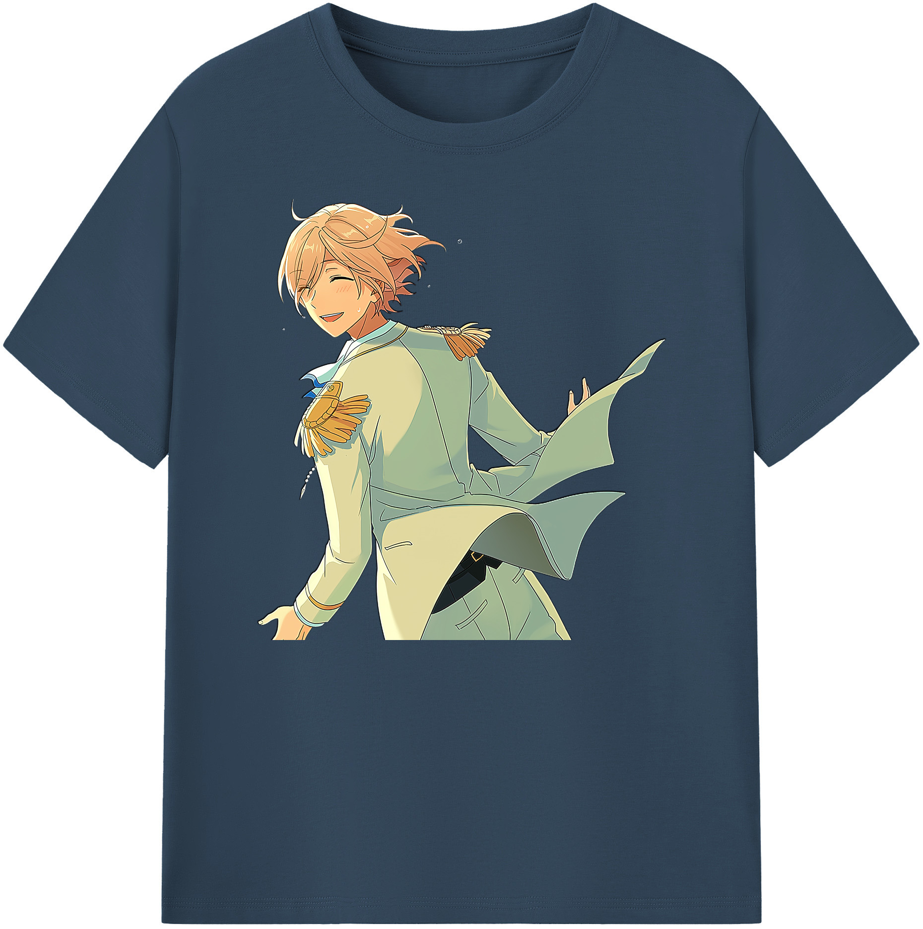 （画像用） あんさんぶるスターズ! Ensemble Stars 綿100％ メンズ半袖Tシャツ｜肌触りやわらか＆通気性