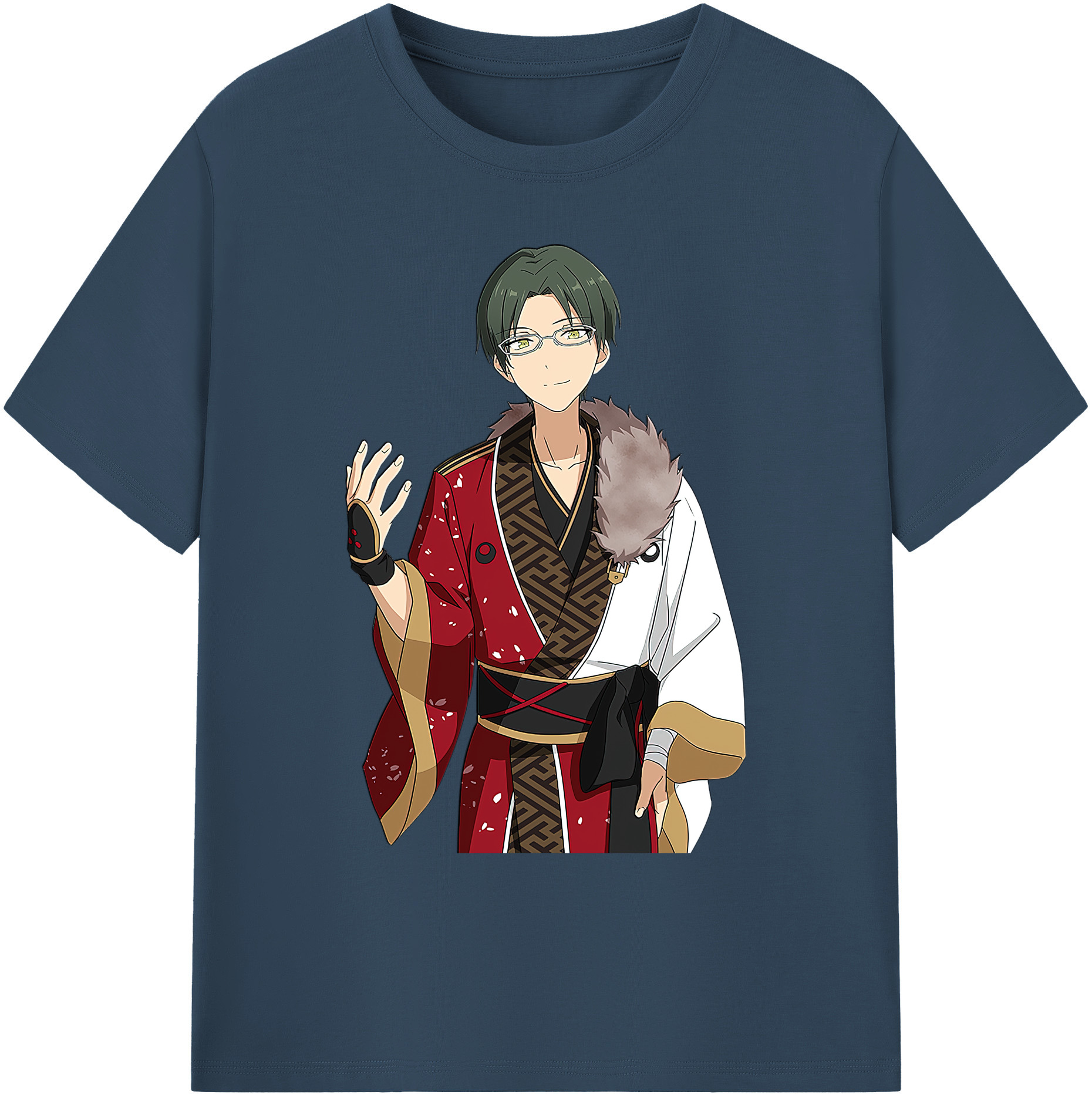（画像用） あんさんぶるスターズ! Ensemble Stars 綿100％ メンズ半袖Tシャツ｜肌触りやわらか＆通気性