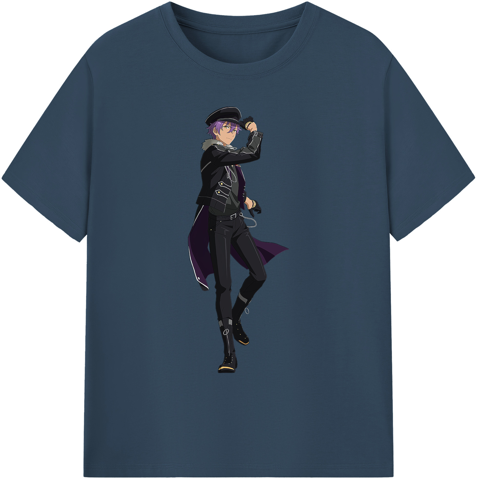 （画像用） あんさんぶるスターズ! Ensemble Stars 綿100％ メンズ半袖Tシャツ｜肌触りやわらか＆通気性