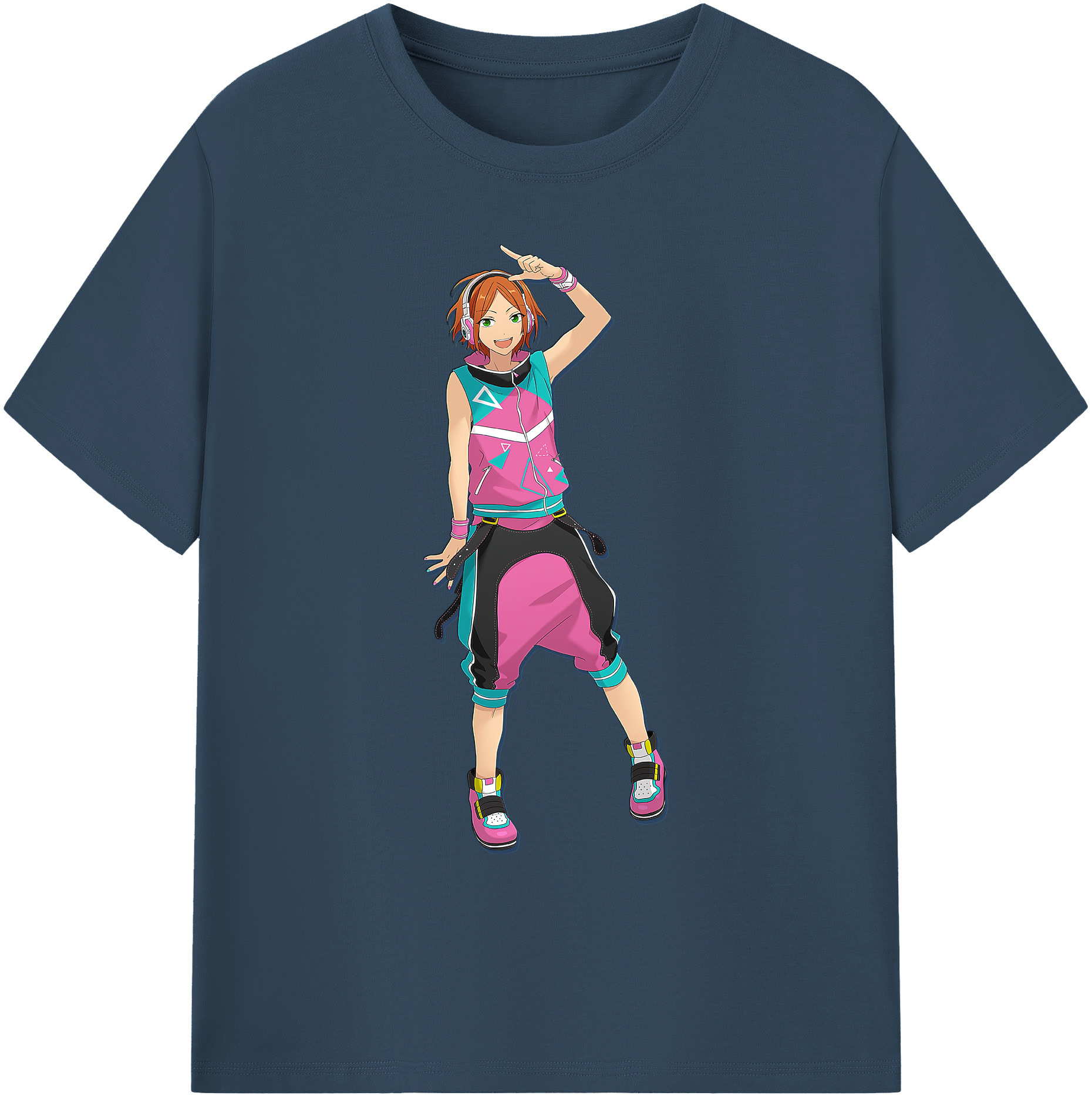 （画像用） あんさんぶるスターズ! Ensemble Stars 綿100％ メンズ半袖Tシャツ｜肌触りやわらか＆通気性