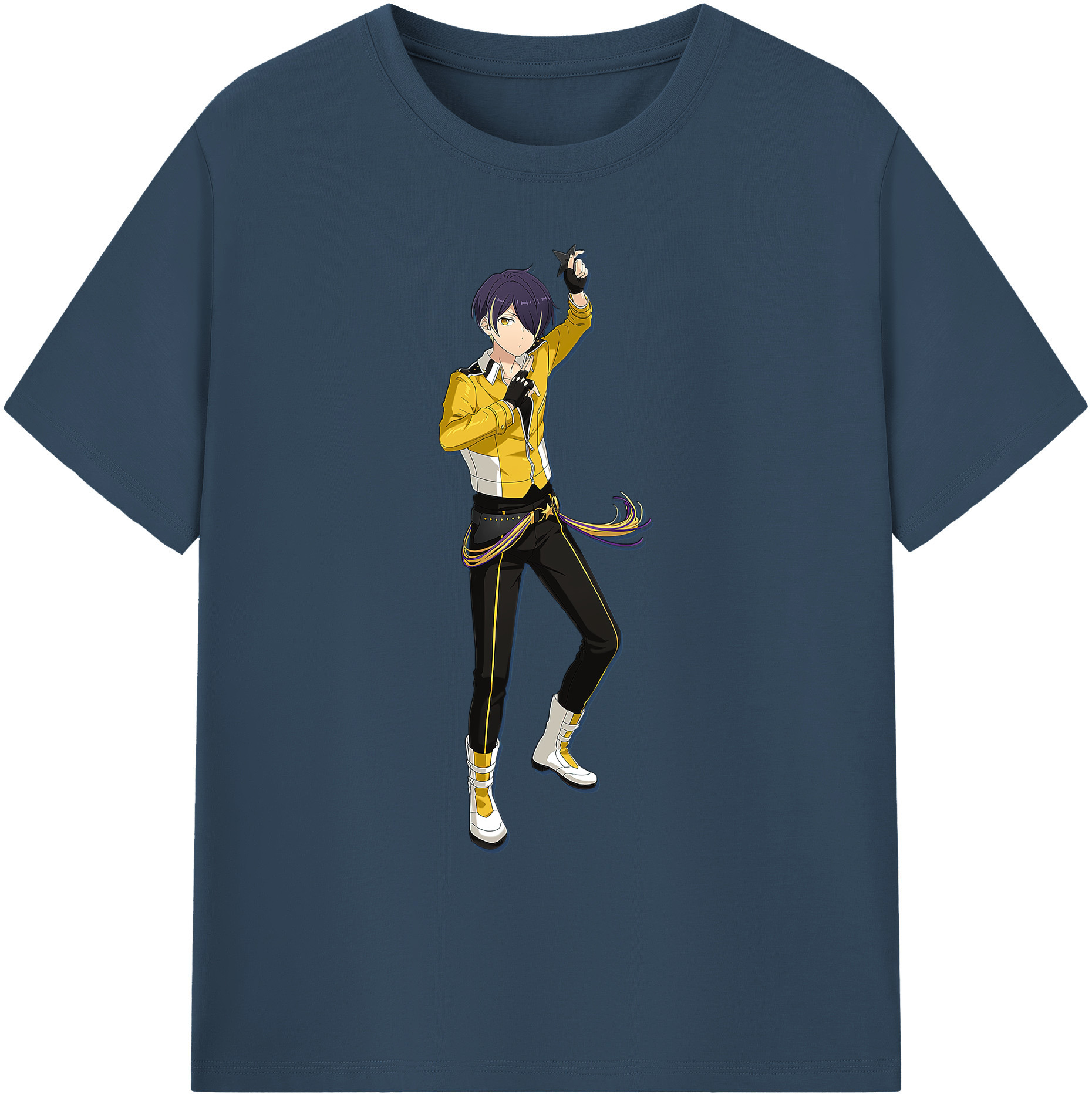 （画像用） あんさんぶるスターズ! Ensemble Stars 綿100％ メンズ半袖Tシャツ｜肌触りやわらか＆通気性