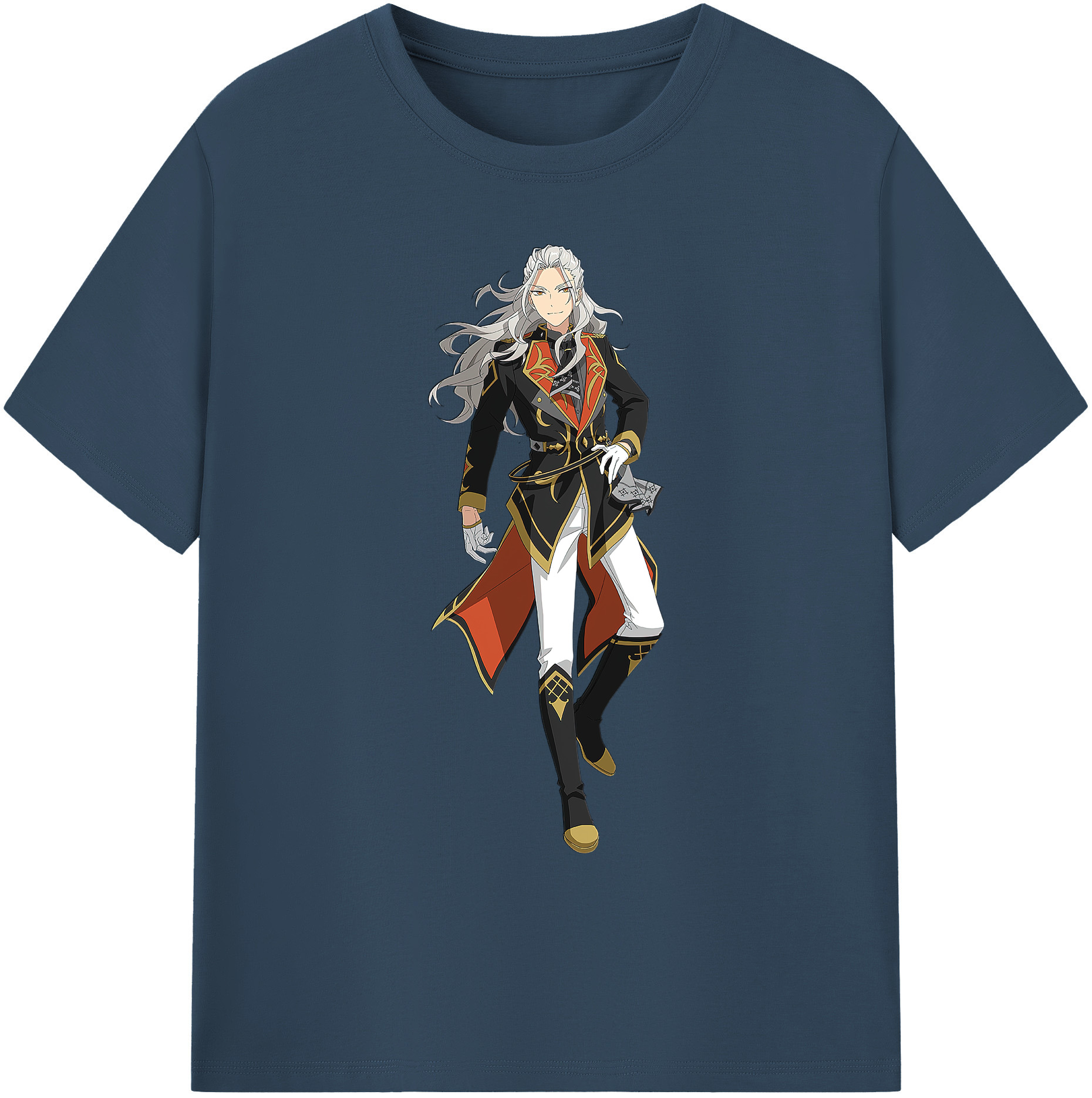 （画像用） あんさんぶるスターズ! Ensemble Stars 綿100％ メンズ半袖Tシャツ｜肌触りやわらか＆通気性