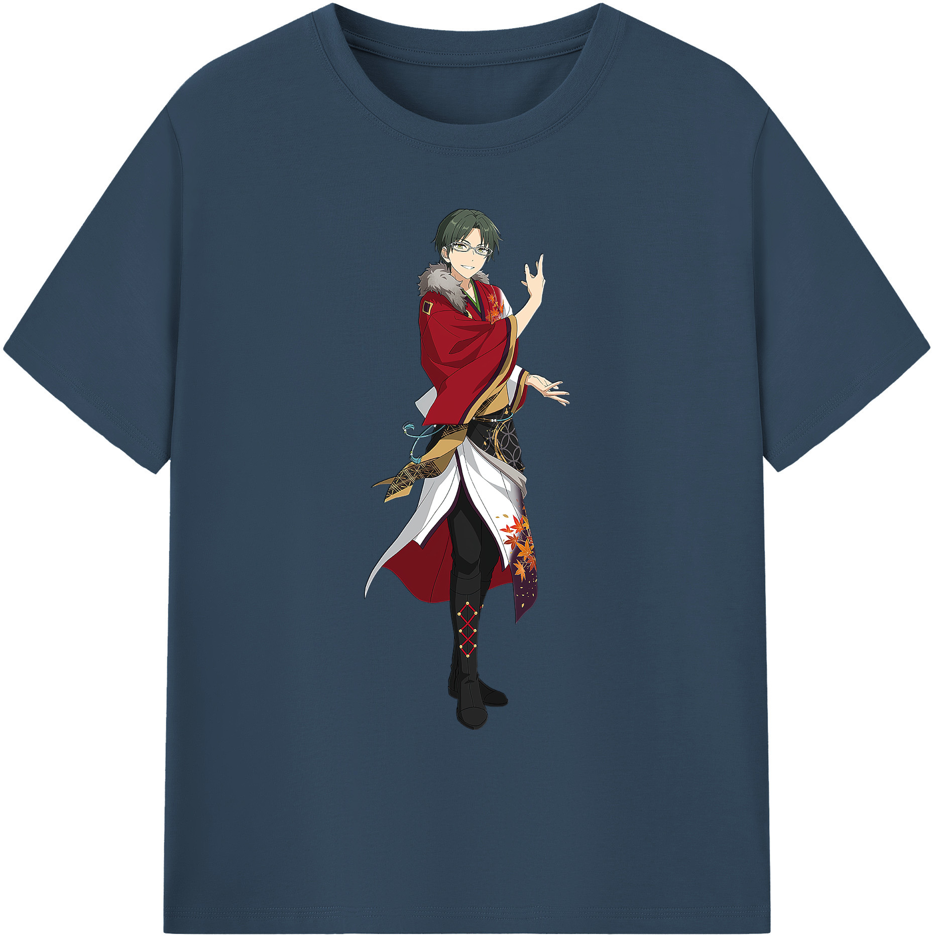 （画像用） あんさんぶるスターズ! Ensemble Stars 綿100％ メンズ半袖Tシャツ｜肌触りやわらか＆通気性