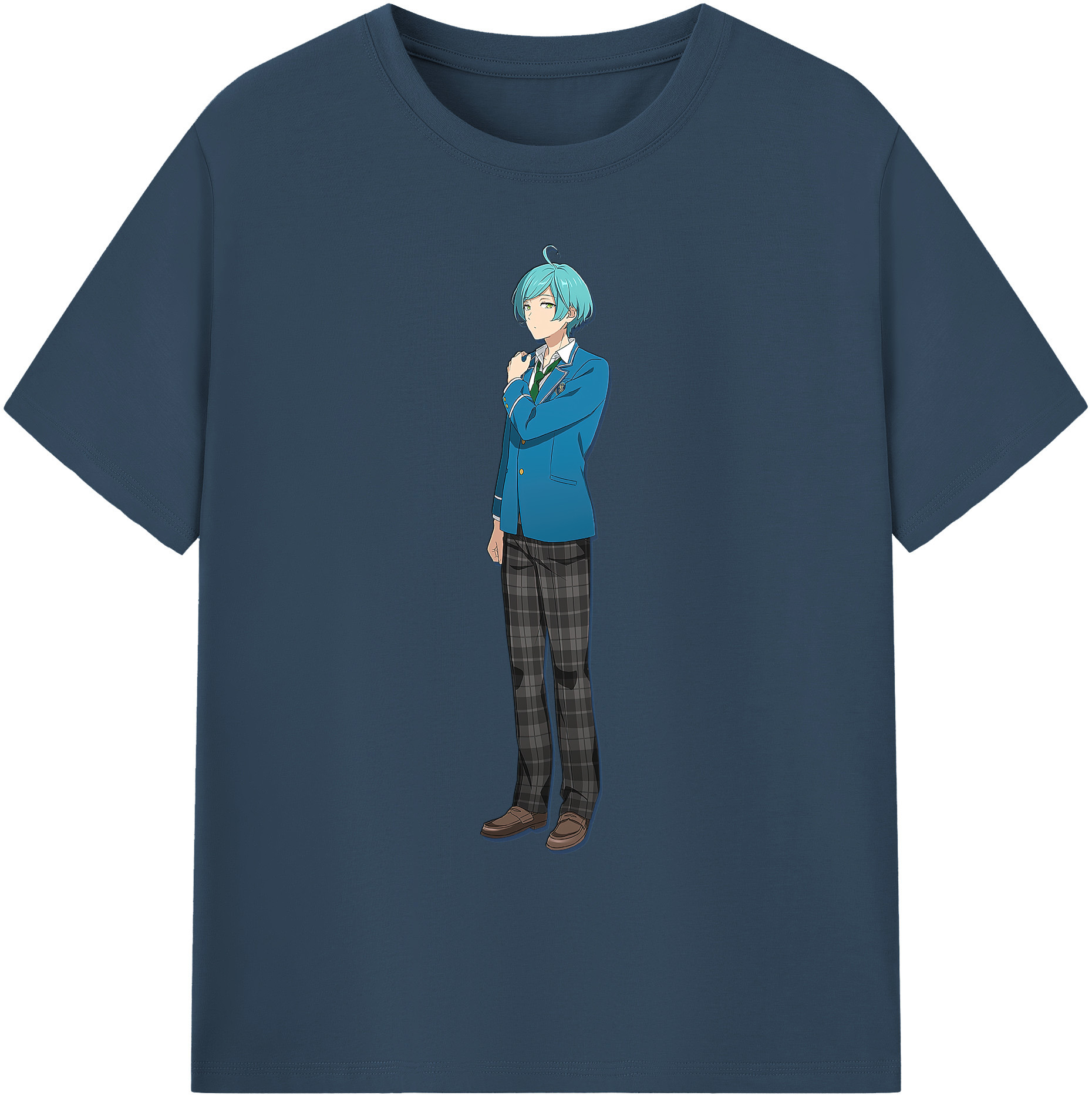 （画像用） あんさんぶるスターズ! Ensemble Stars 綿100％ メンズ半袖Tシャツ｜肌触りやわらか＆通気性