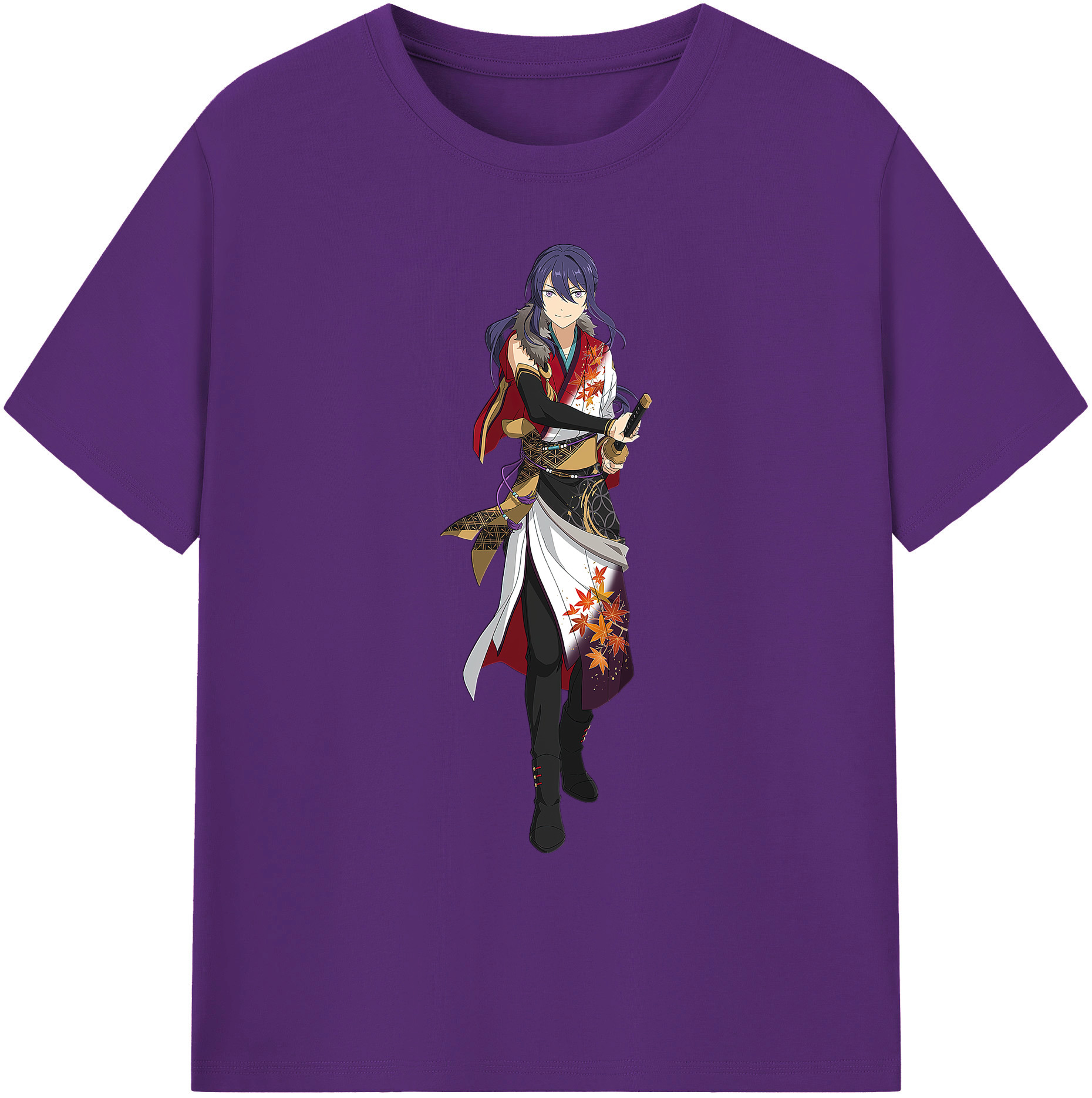 （画像用） あんさんぶるスターズ! Ensemble Stars 綿100％ メンズ半袖Tシャツ｜肌触りやわらか＆通気性