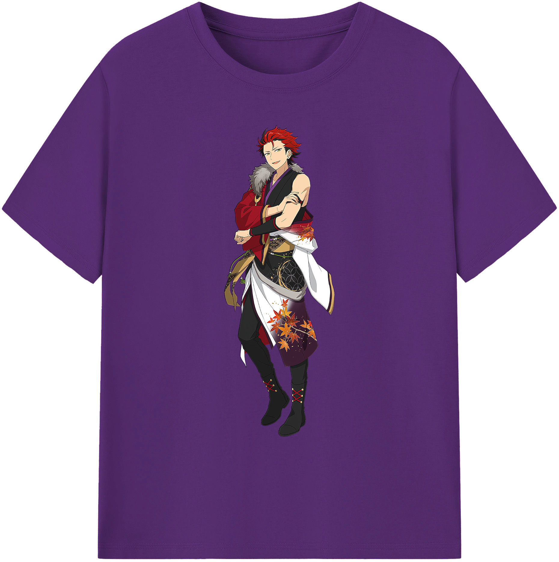 （画像用） あんさんぶるスターズ! Ensemble Stars 綿100％ メンズ半袖Tシャツ｜肌触りやわらか＆通気性