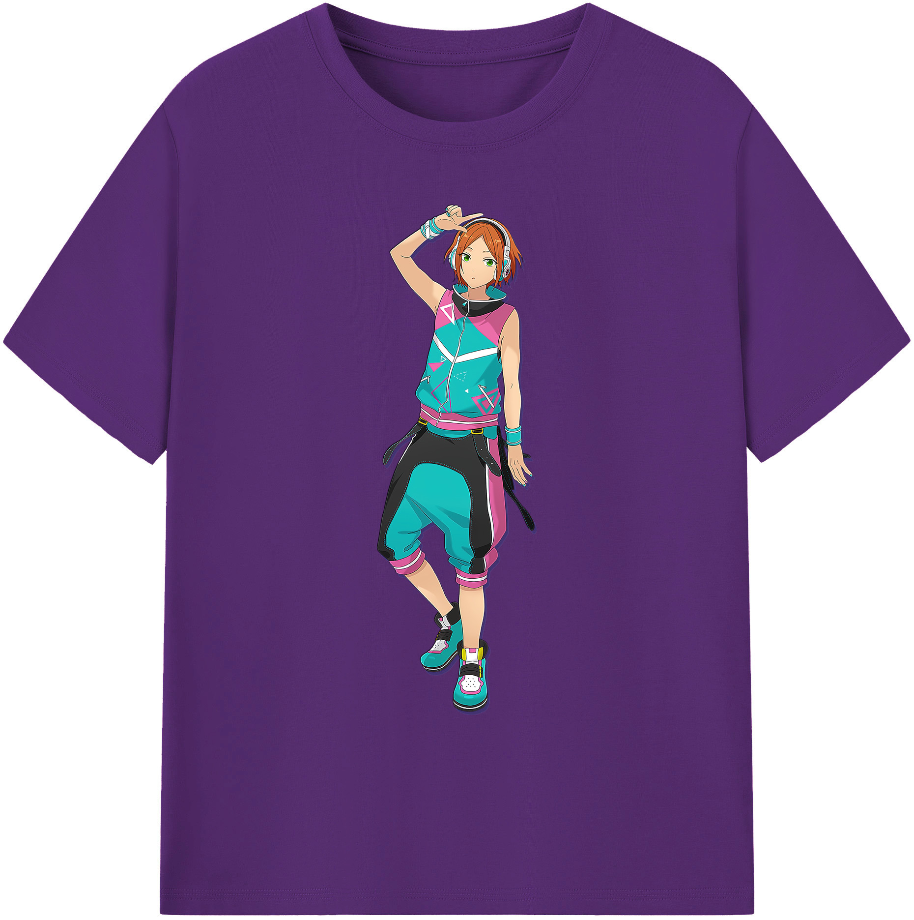 （画像用） あんさんぶるスターズ! Ensemble Stars 綿100％ メンズ半袖Tシャツ｜肌触りやわらか＆通気性