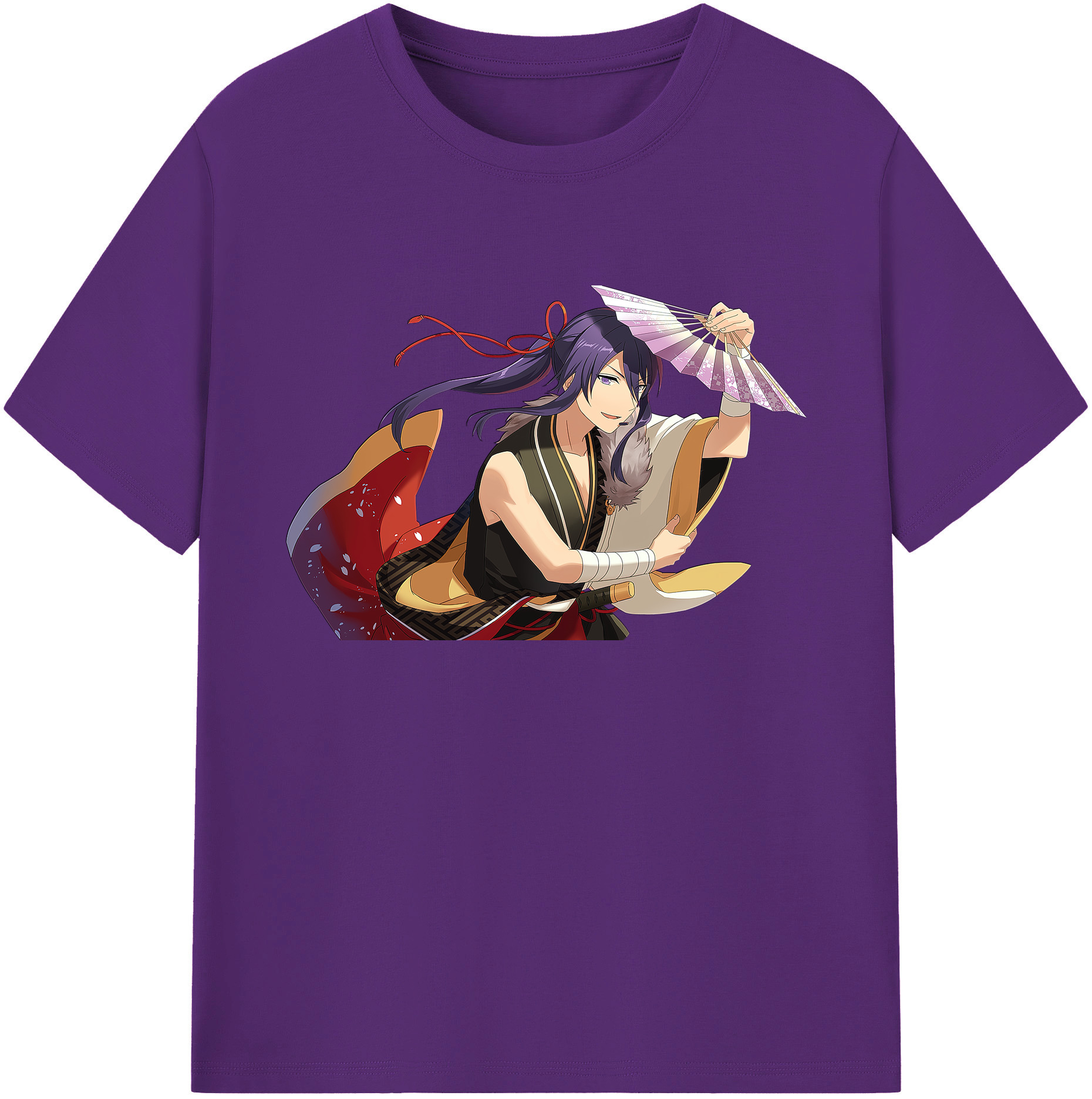 （画像用） あんさんぶるスターズ! Ensemble Stars 綿100％ メンズ半袖Tシャツ｜肌触りやわらか＆通気性