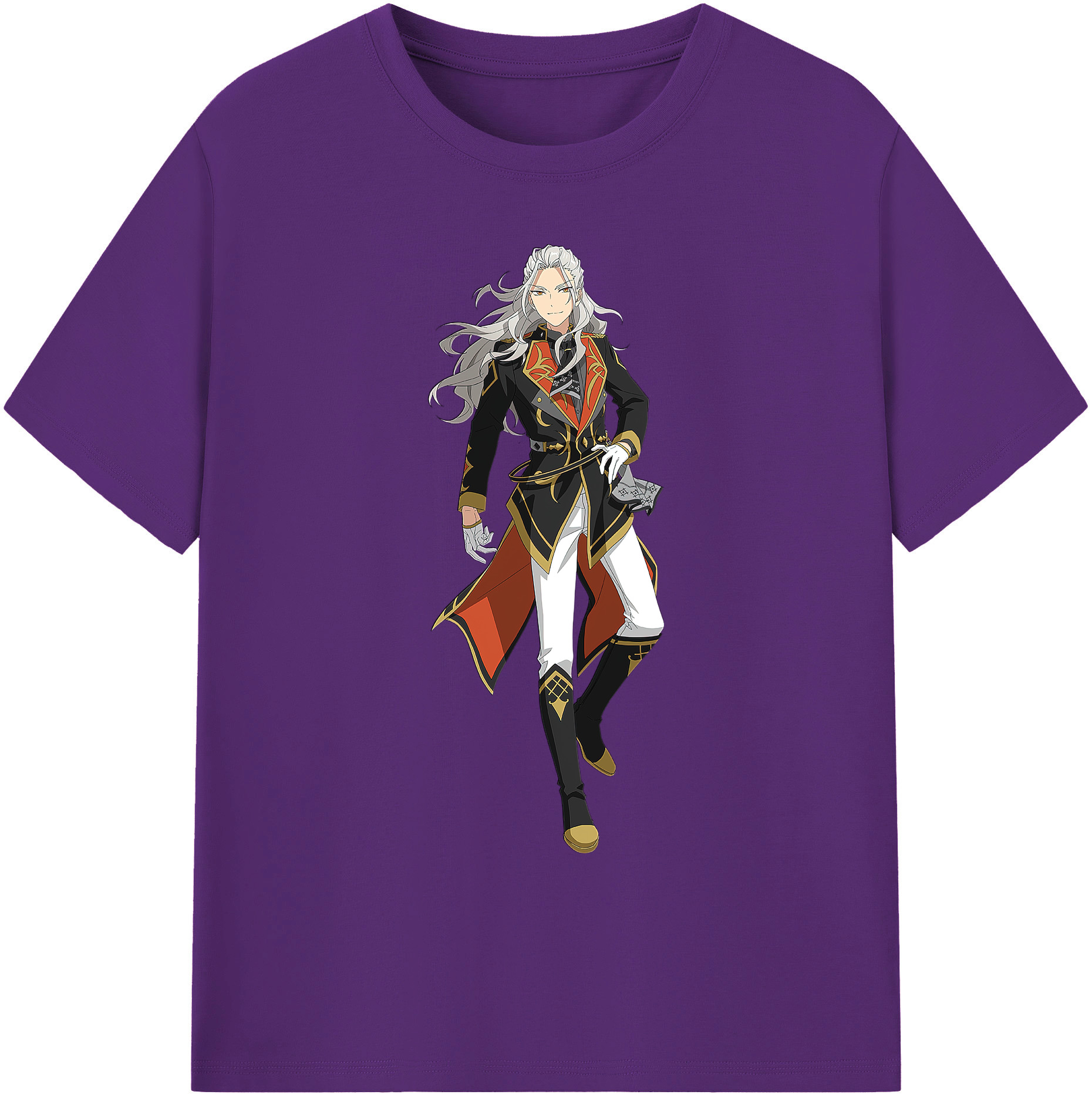 （画像用） あんさんぶるスターズ! Ensemble Stars 綿100％ メンズ半袖Tシャツ｜肌触りやわらか＆通気性