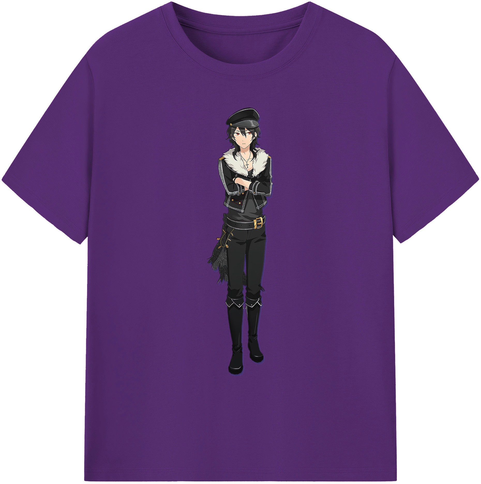 （画像用） あんさんぶるスターズ! Ensemble Stars 綿100％ メンズ半袖Tシャツ｜肌触りやわらか＆通気性