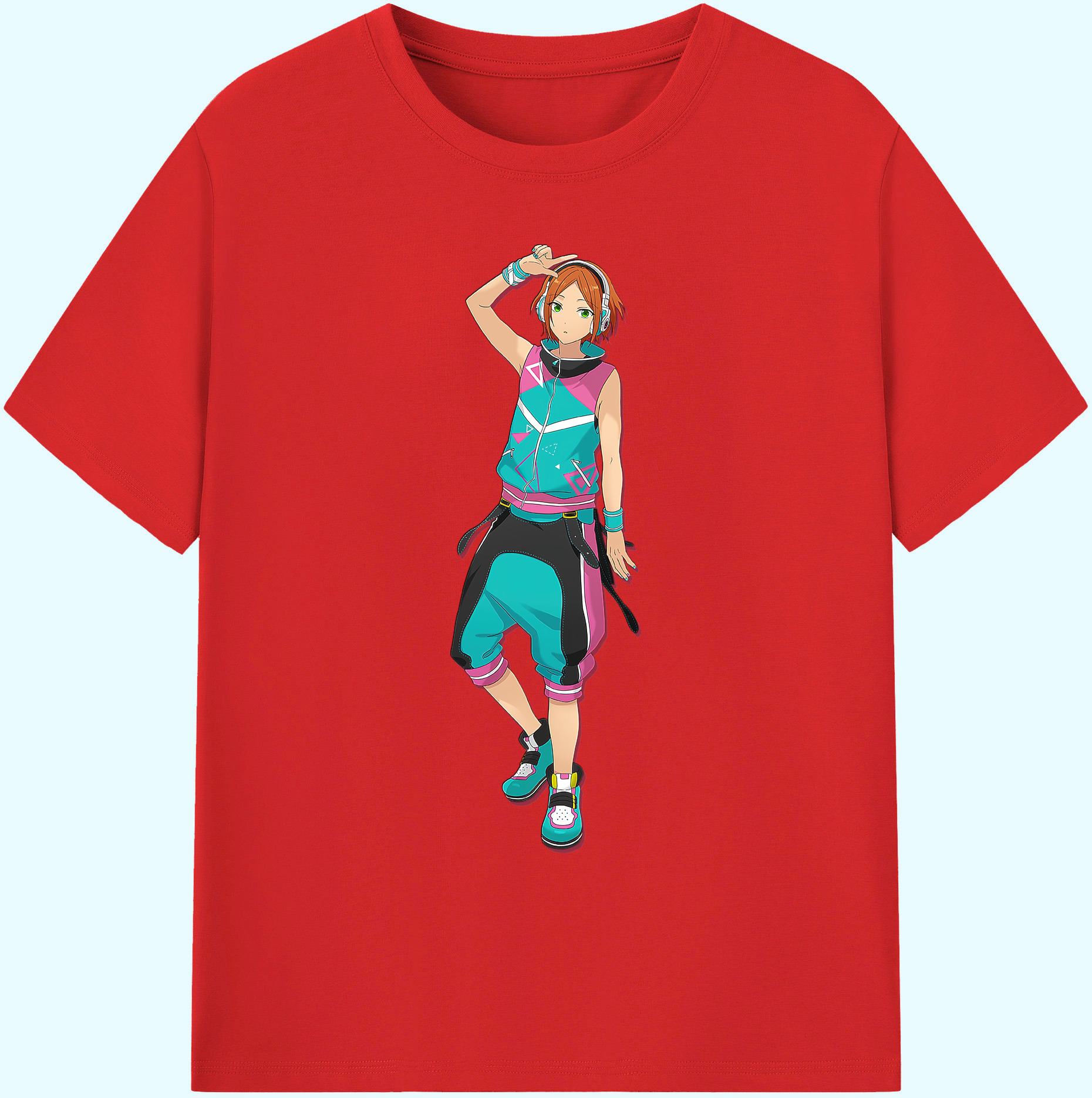（画像用） あんさんぶるスターズ! Ensemble Stars 綿100％ メンズ半袖Tシャツ｜肌触りやわらか＆通気性