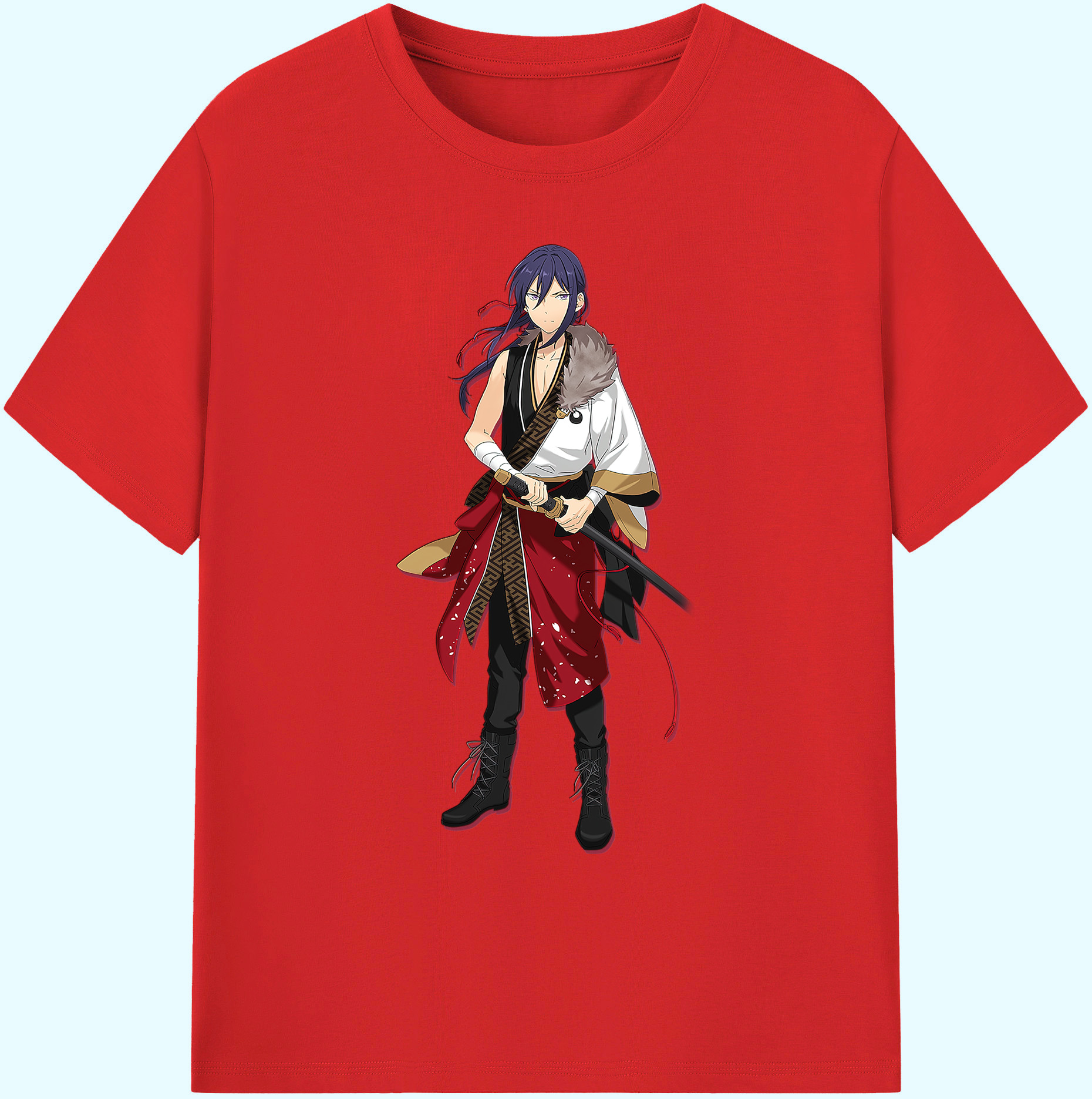 （画像用） あんさんぶるスターズ! Ensemble Stars 綿100％ メンズ半袖Tシャツ｜肌触りやわらか＆通気性
