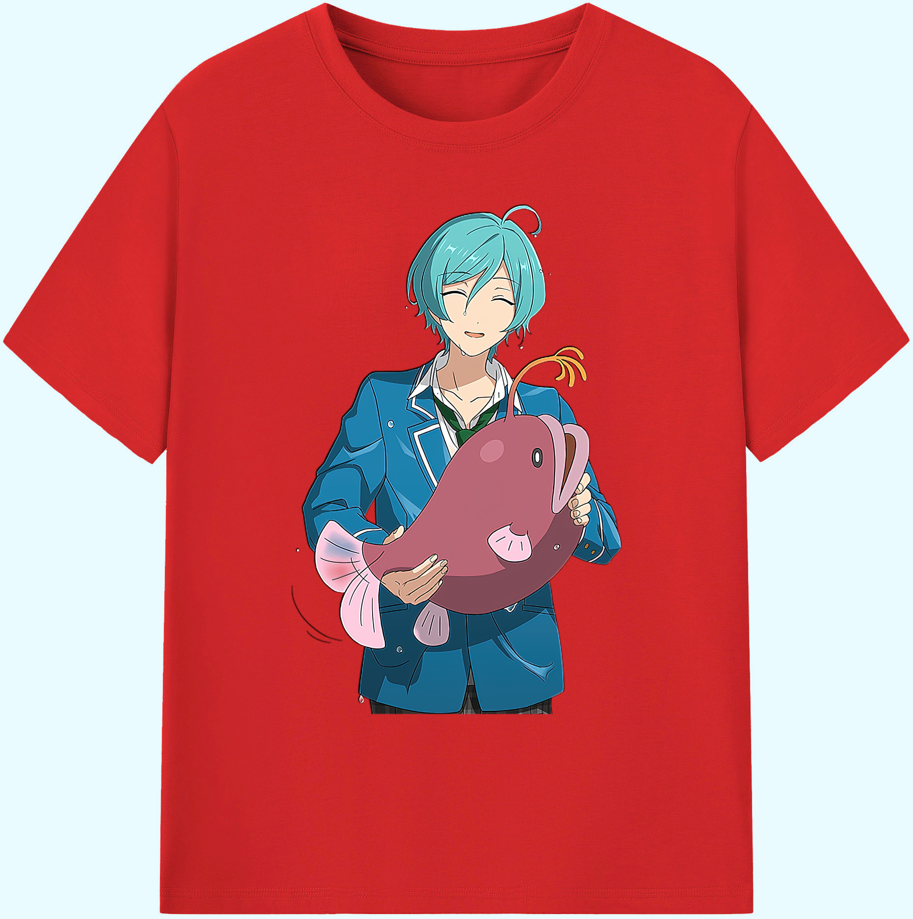 （画像用） あんさんぶるスターズ! Ensemble Stars 綿100％ メンズ半袖Tシャツ｜肌触りやわらか＆通気性