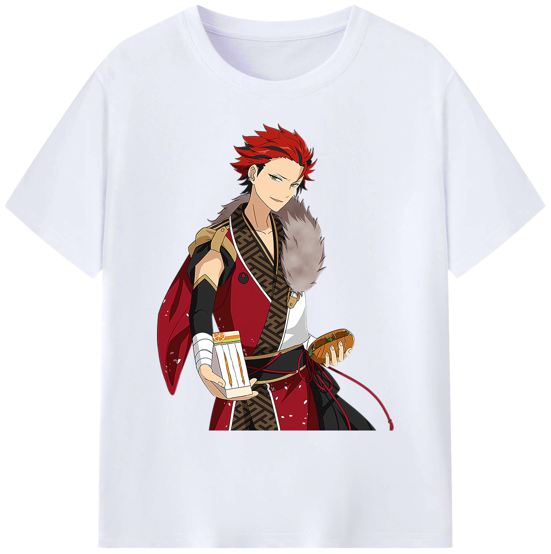 （画像用） あんさんぶるスターズ! Ensemble Stars 綿100％ メンズ半袖Tシャツ｜肌触りやわらか＆通気性
