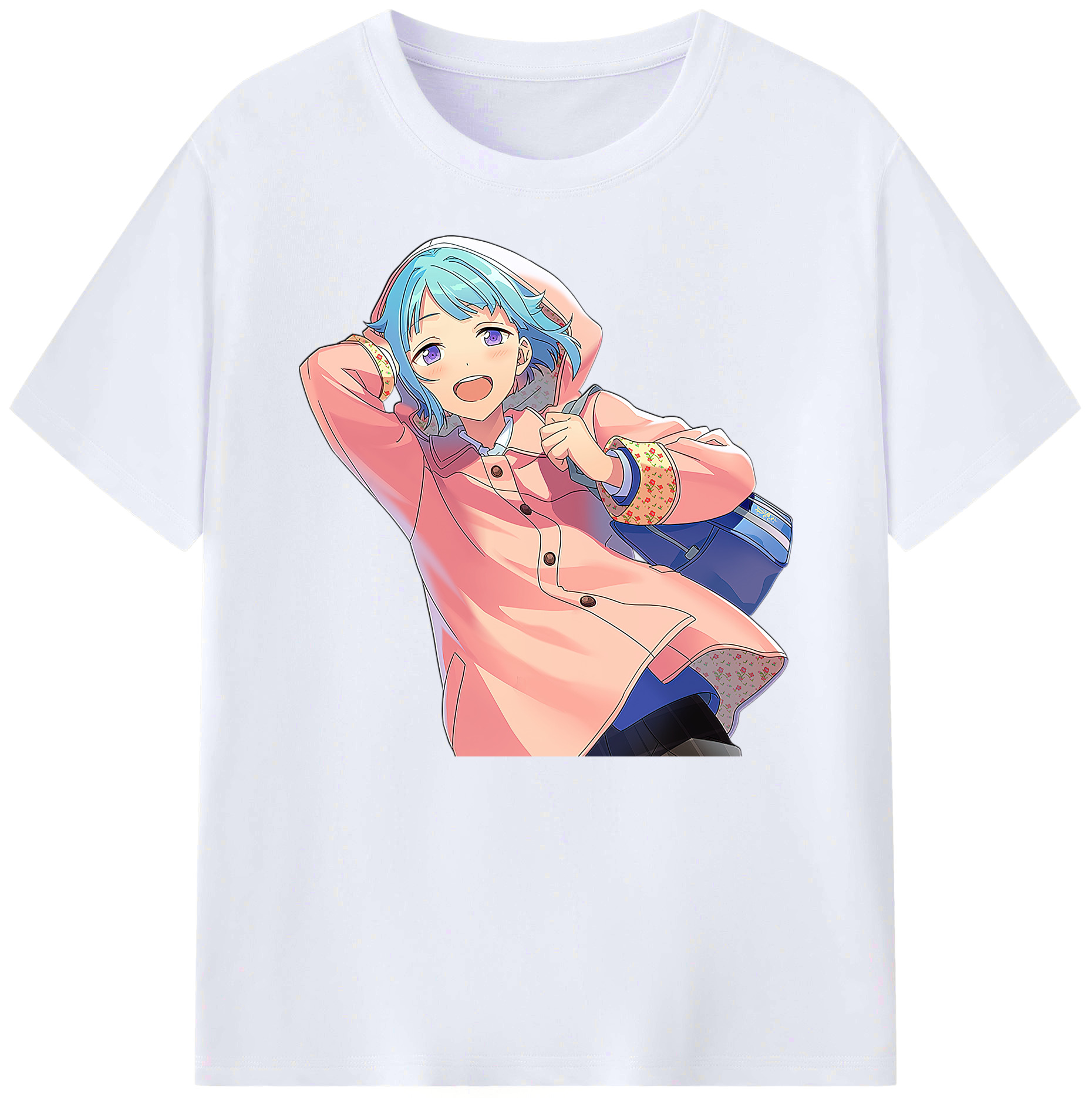 （画像用） あんさんぶるスターズ! Ensemble Stars 綿100％ メンズ半袖Tシャツ｜肌触りやわらか＆通気性