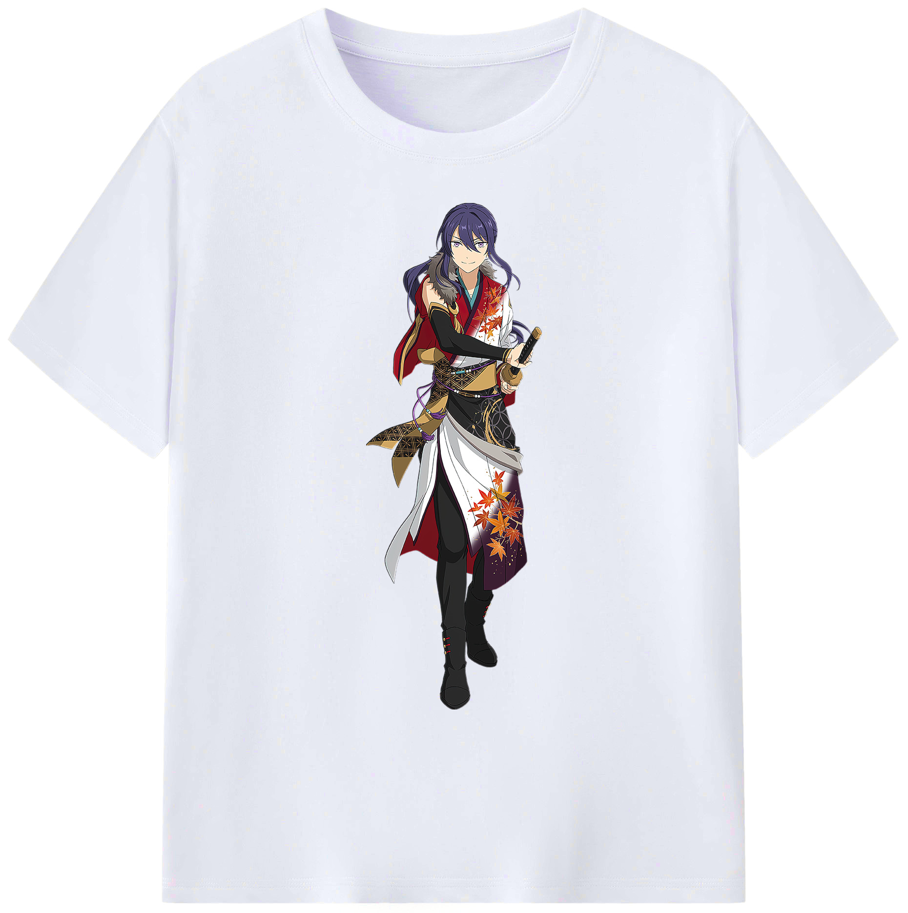 （画像用） あんさんぶるスターズ! Ensemble Stars 綿100％ メンズ半袖Tシャツ｜肌触りやわらか＆通気性