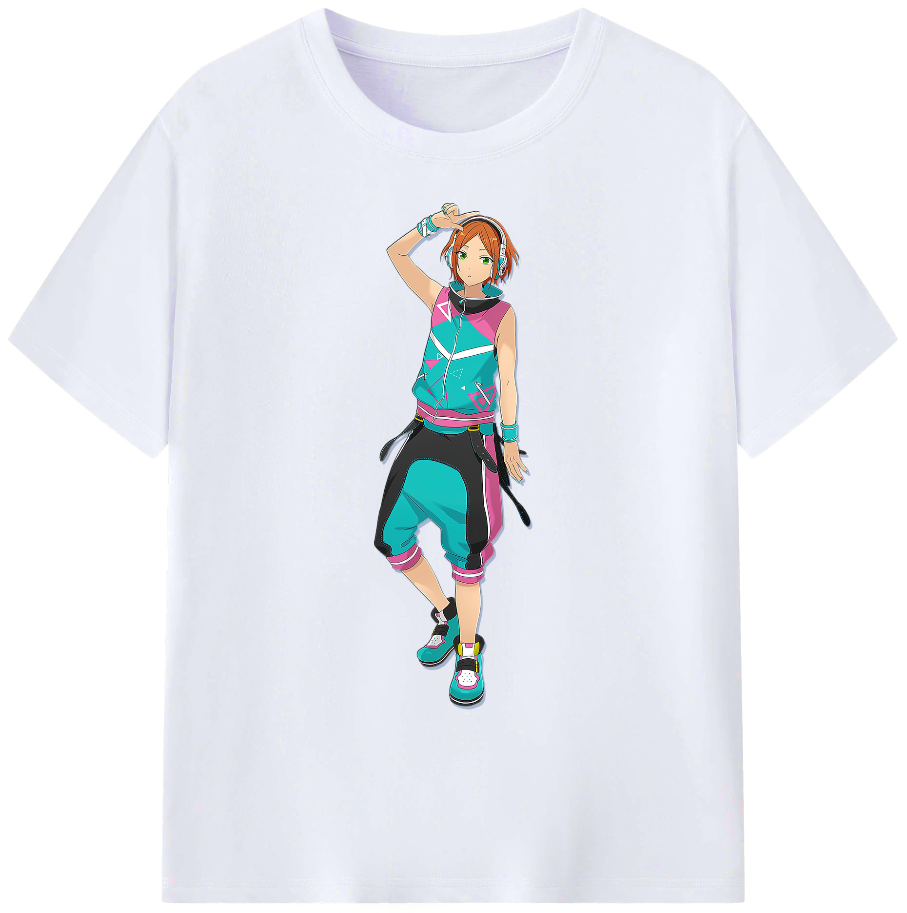 （画像用） あんさんぶるスターズ! Ensemble Stars 綿100％ メンズ半袖Tシャツ｜肌触りやわらか＆通気性