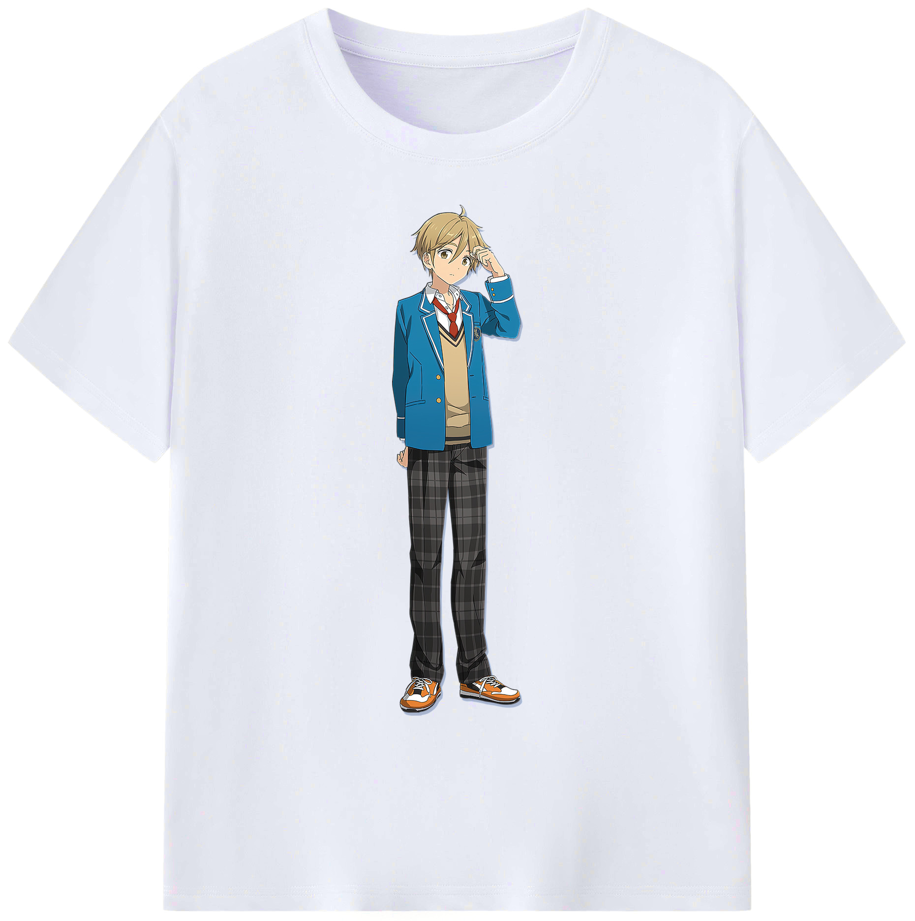 （画像用） あんさんぶるスターズ! Ensemble Stars 綿100％ メンズ半袖Tシャツ｜肌触りやわらか＆通気性