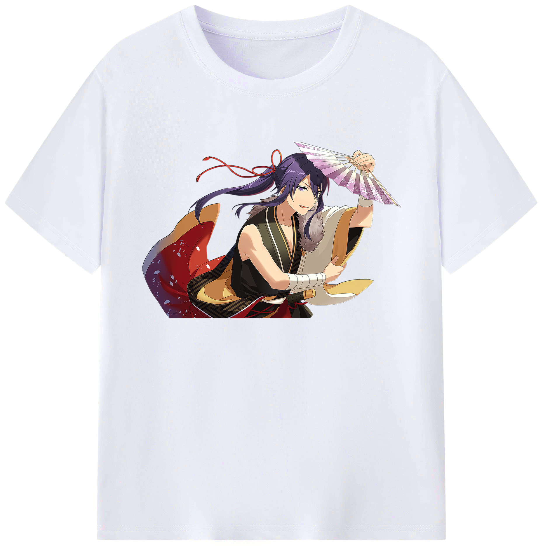 （画像用） あんさんぶるスターズ! Ensemble Stars 綿100％ メンズ半袖Tシャツ｜肌触りやわらか＆通気性