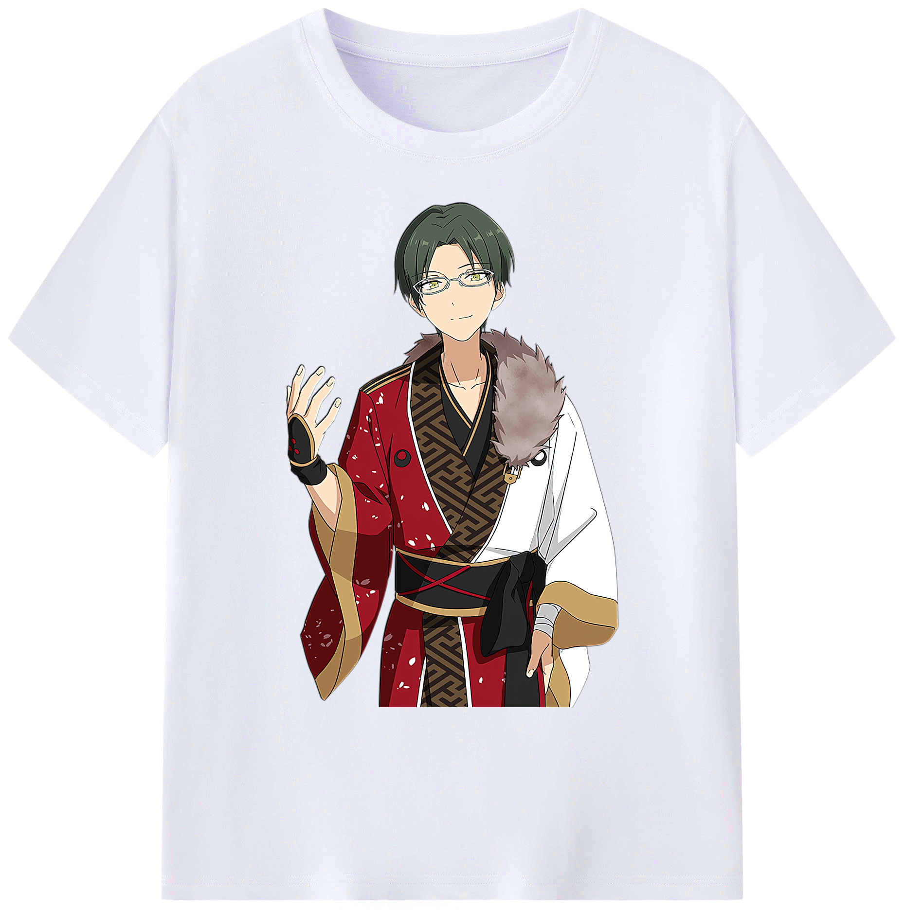 （画像用） あんさんぶるスターズ! Ensemble Stars 綿100％ メンズ半袖Tシャツ｜肌触りやわらか＆通気性