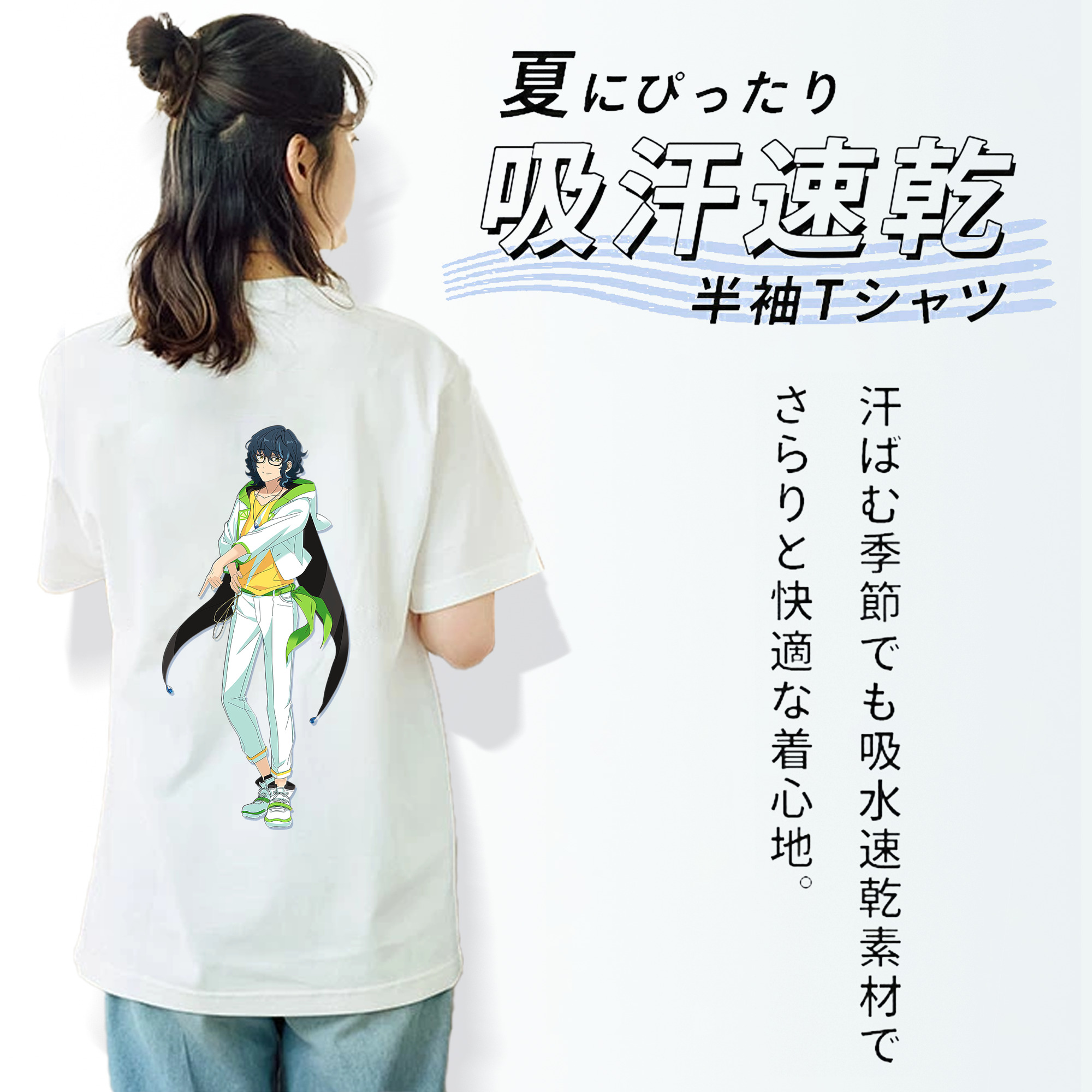 あんさんぶるスターズ! Ensemble Stars レディース半袖Tシャツ(バックプリント)