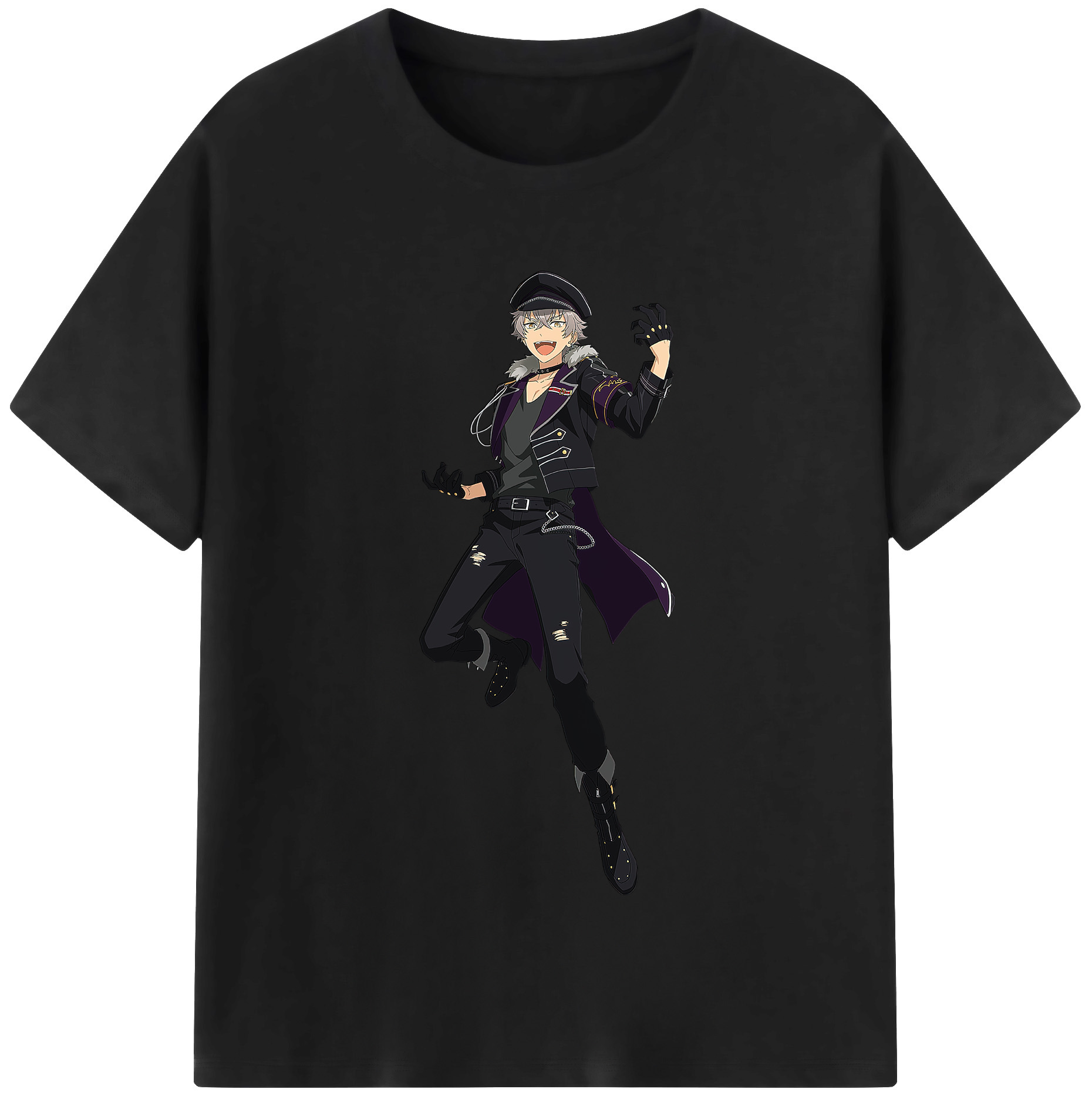 （画像用） あんさんぶるスターズ! Ensemble Stars レディースカジュアルプリントTシャツ（綿100％）