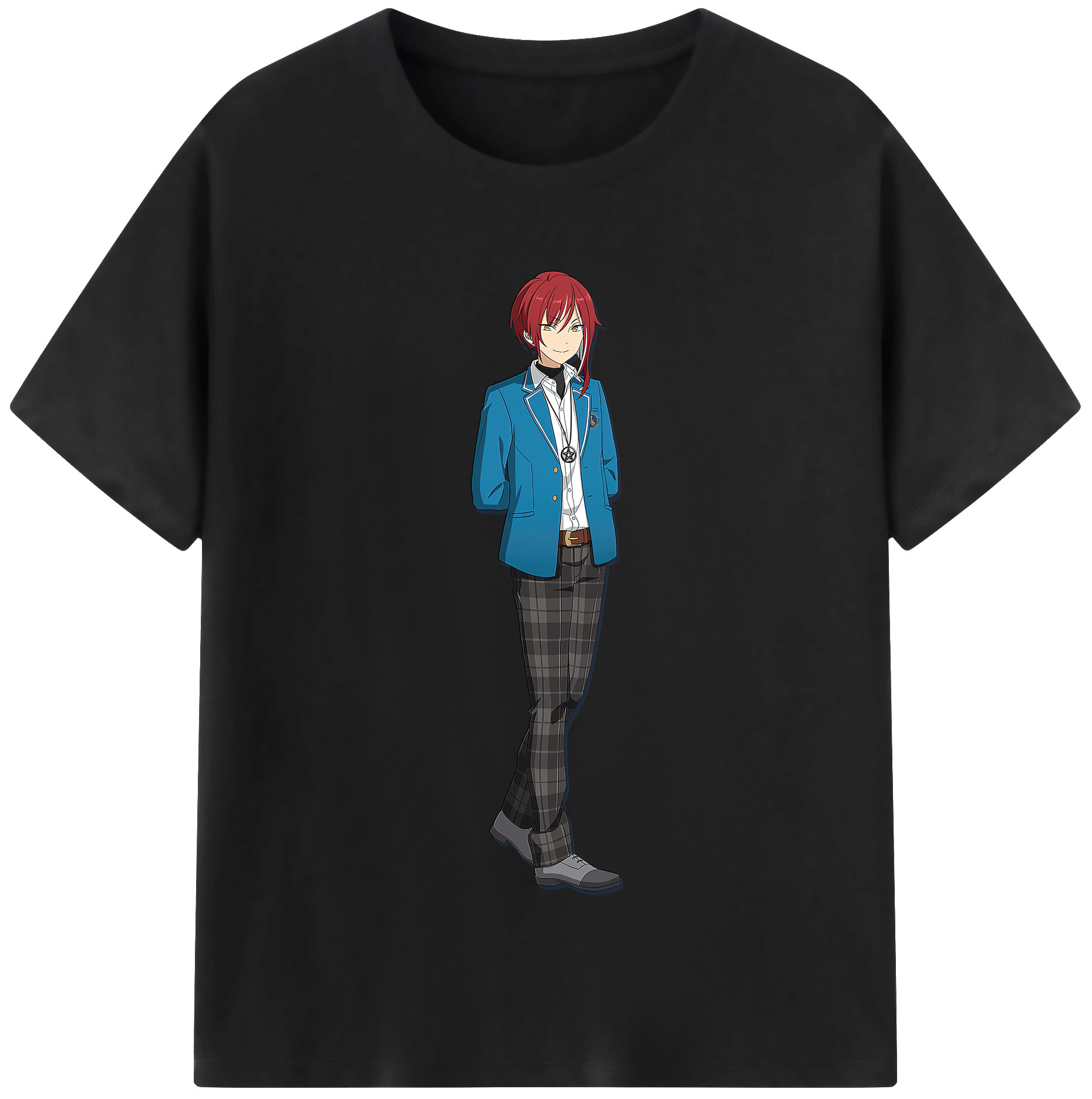 （画像用） あんさんぶるスターズ! Ensemble Stars レディースカジュアルプリントTシャツ（綿100％）