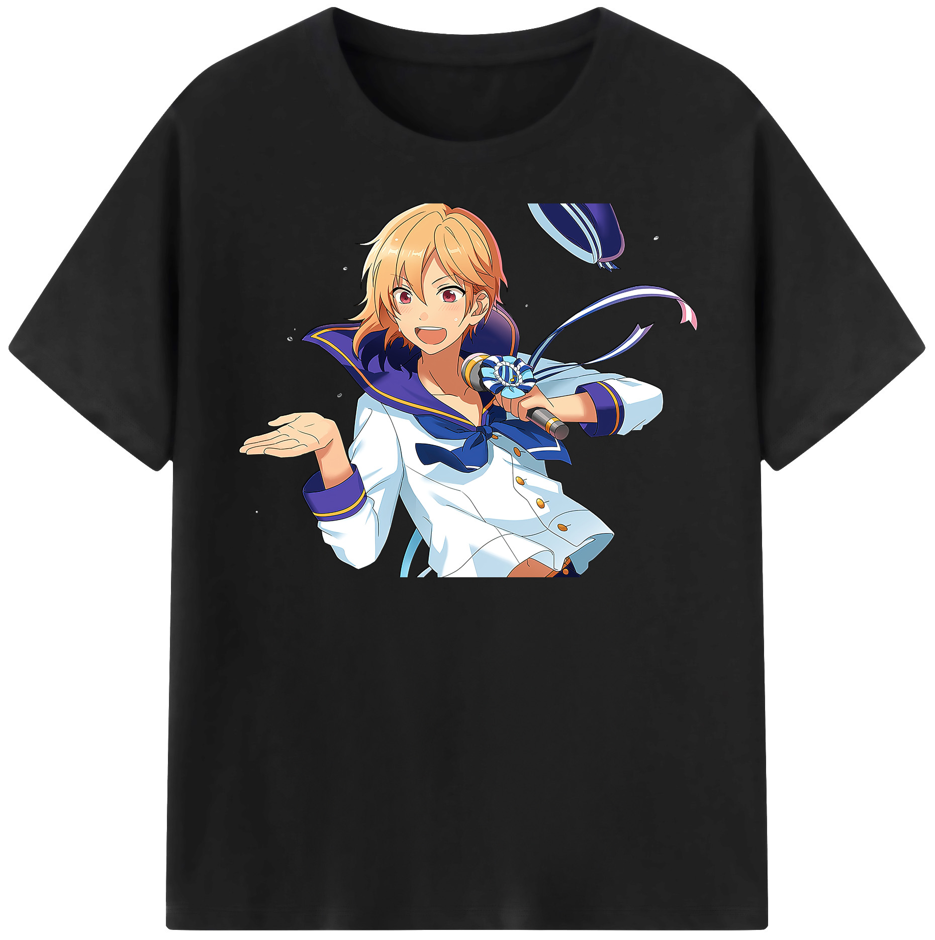 （画像用） あんさんぶるスターズ! Ensemble Stars レディースカジュアルプリントTシャツ（綿100％）