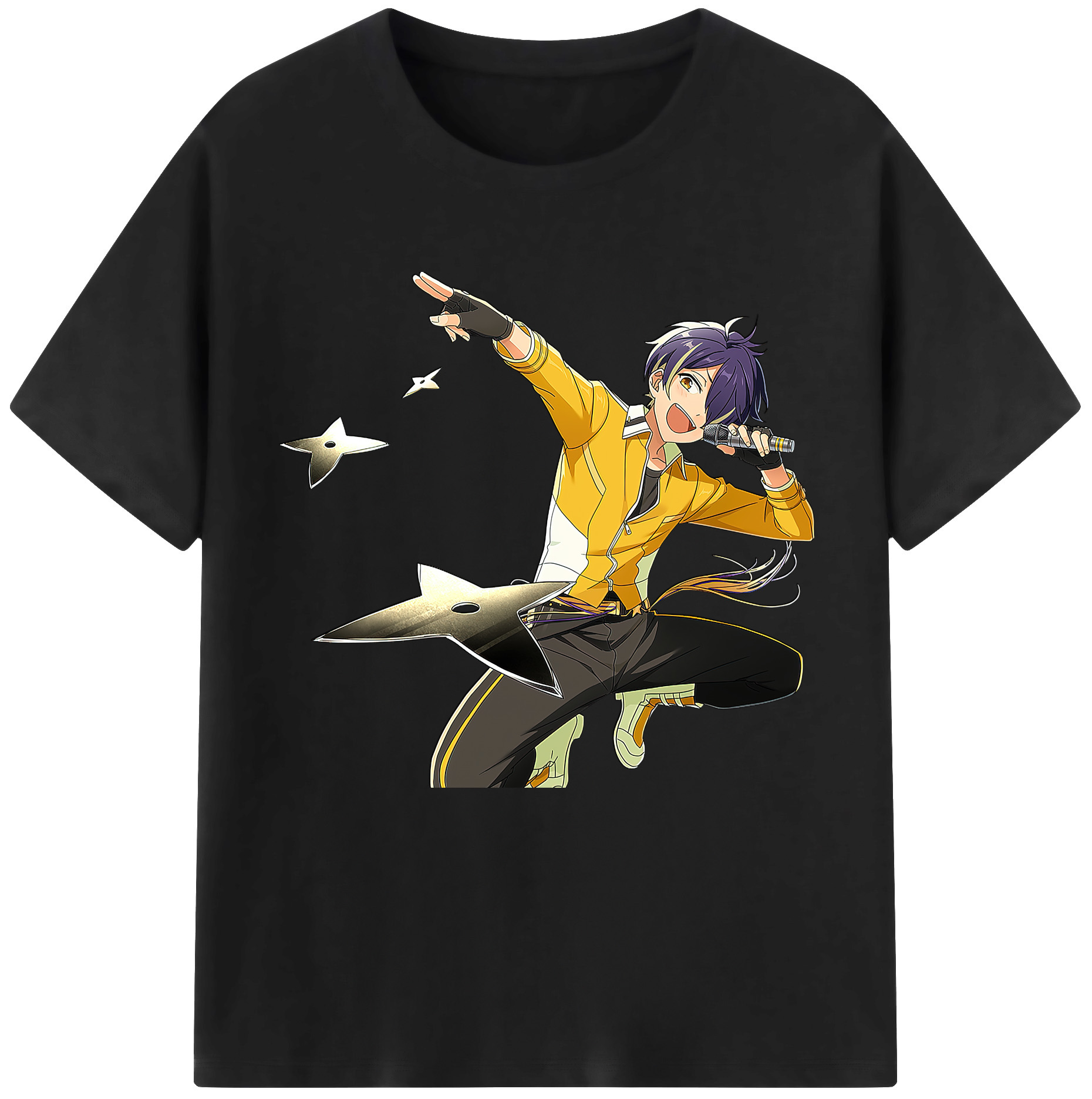 （画像用） あんさんぶるスターズ! Ensemble Stars レディースカジュアルプリントTシャツ（綿100％）