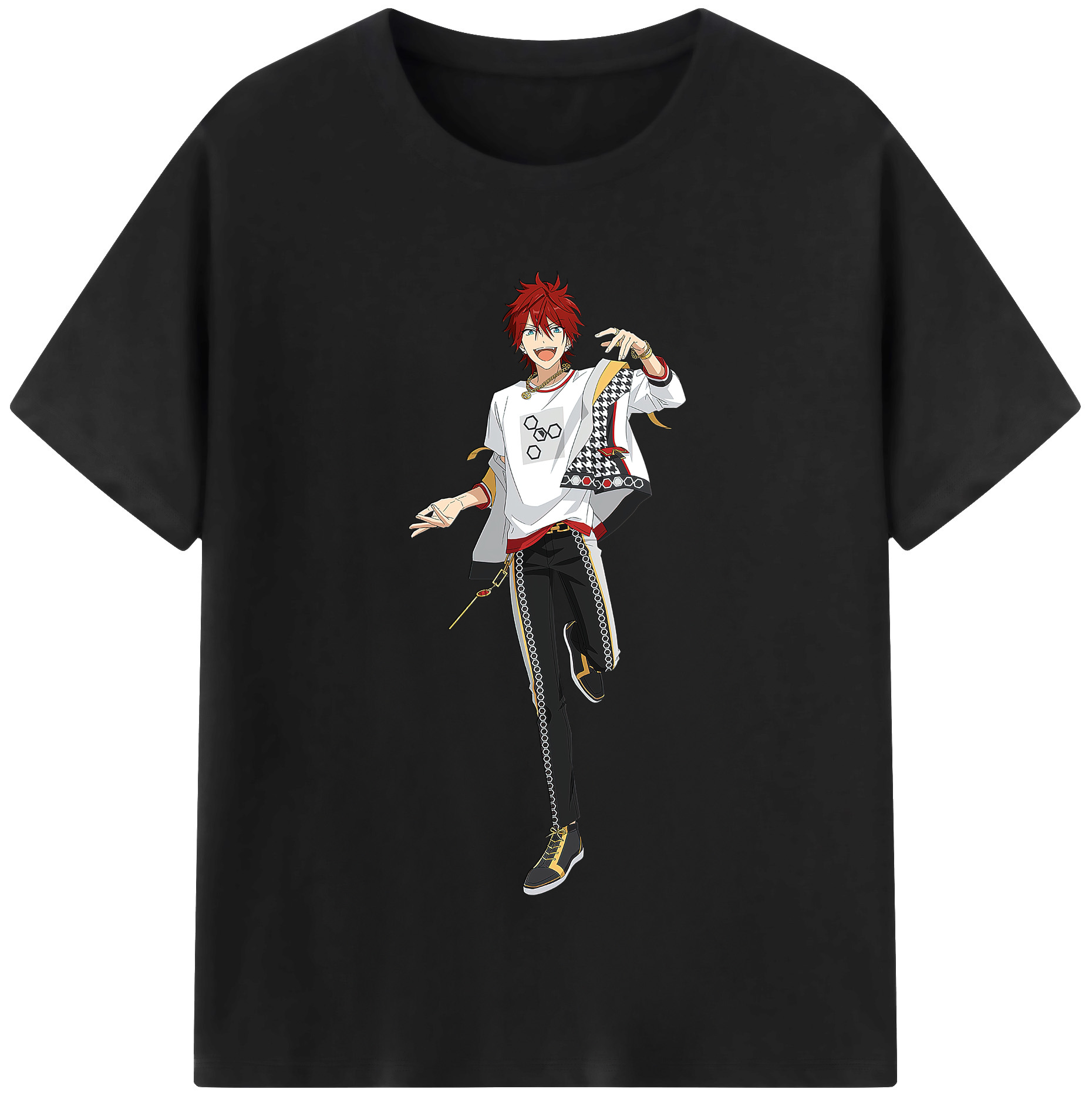 （画像用） あんさんぶるスターズ! Ensemble Stars レディースカジュアルプリントTシャツ（綿100％）