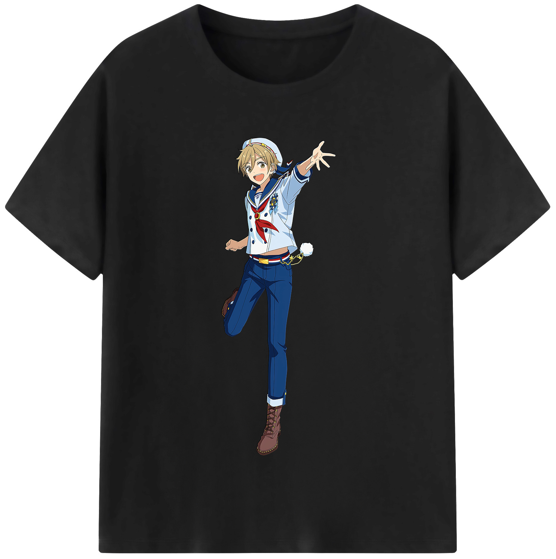 （画像用） あんさんぶるスターズ! Ensemble Stars レディースカジュアルプリントTシャツ（綿100％）
