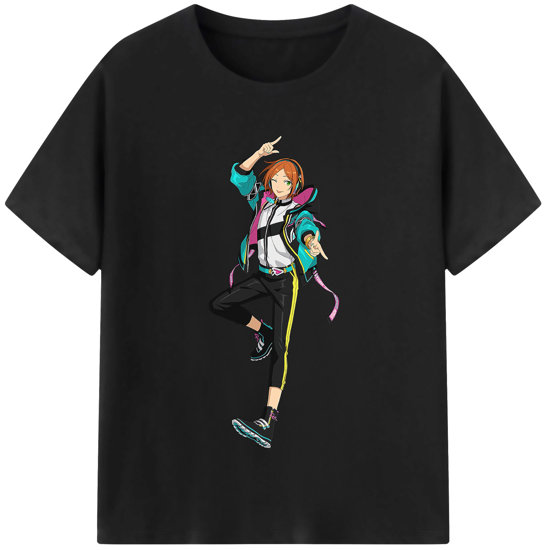 （画像用） あんさんぶるスターズ! Ensemble Stars レディースカジュアルプリントTシャツ（綿100％）