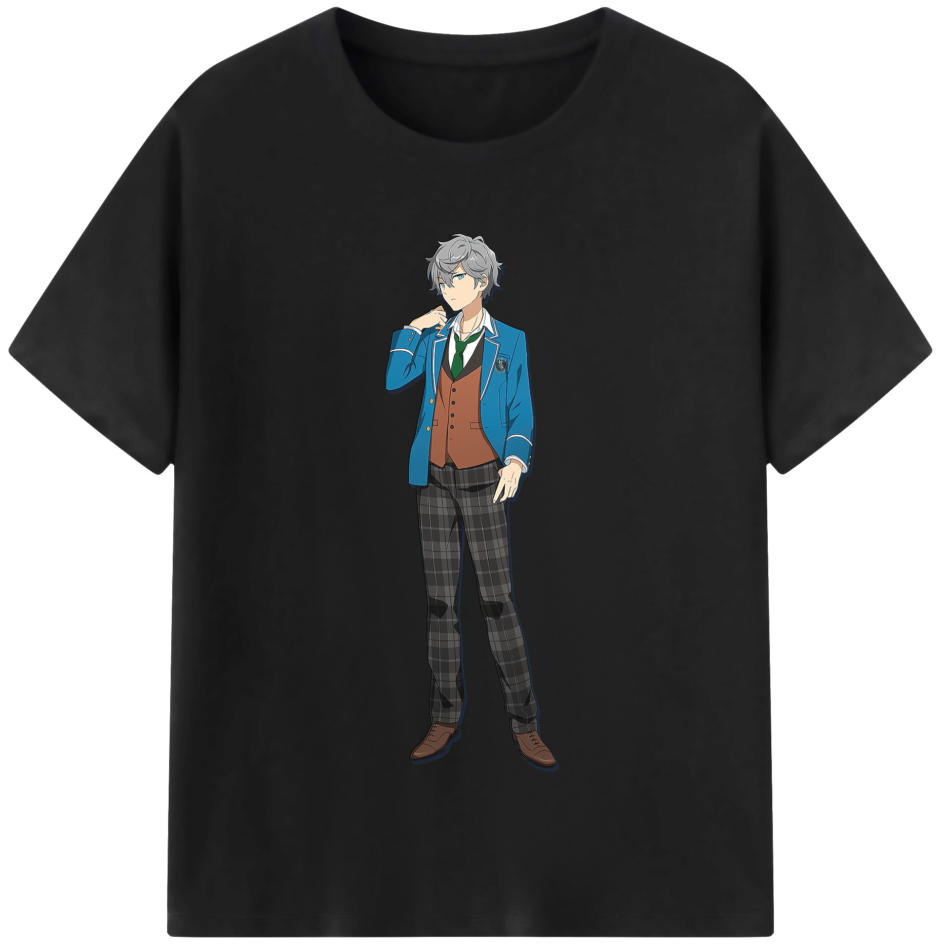 （画像用） あんさんぶるスターズ! Ensemble Stars レディースカジュアルプリントTシャツ（綿100％）