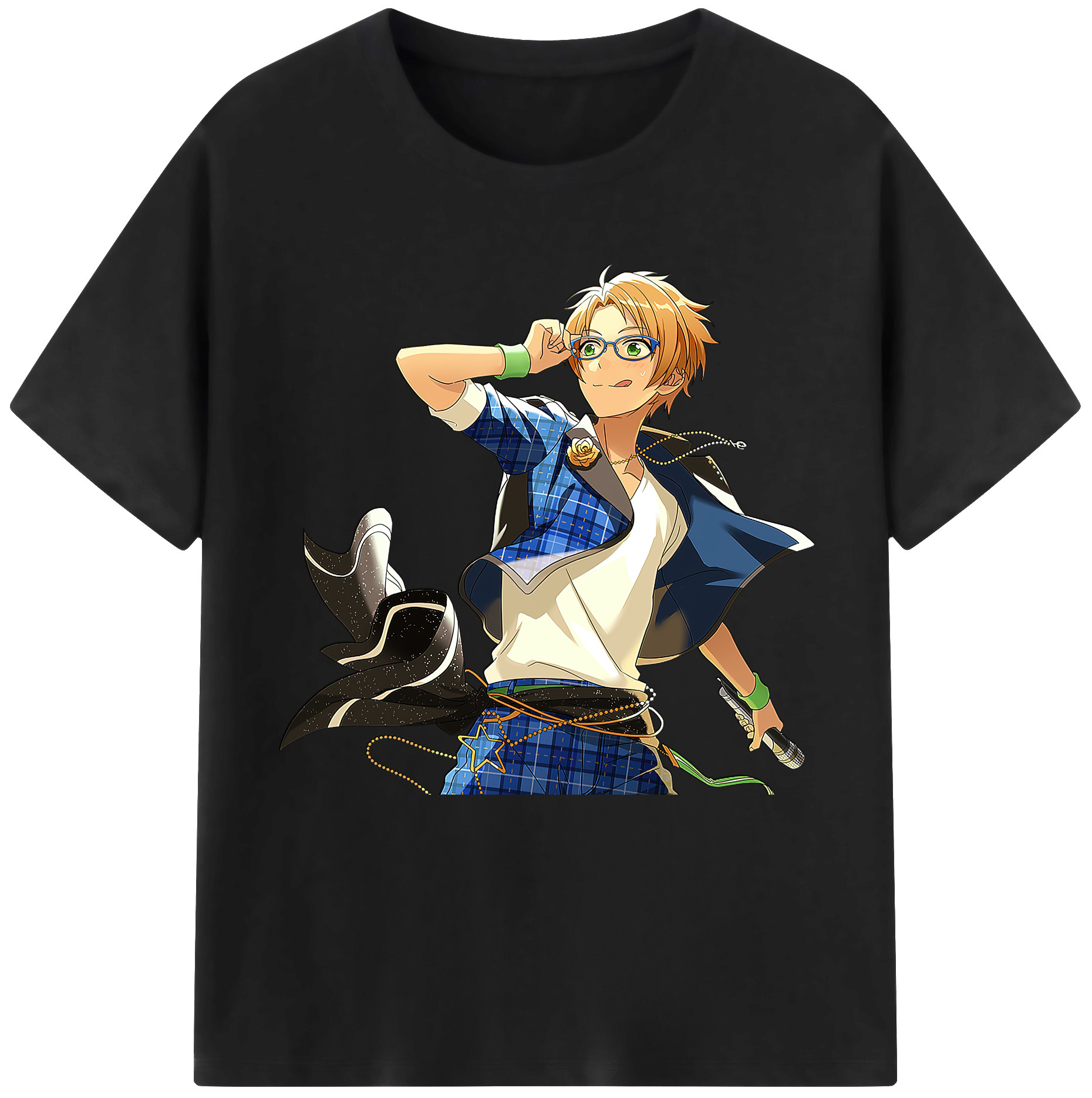 （画像用） あんさんぶるスターズ! Ensemble Stars レディースカジュアルプリントTシャツ（綿100％）