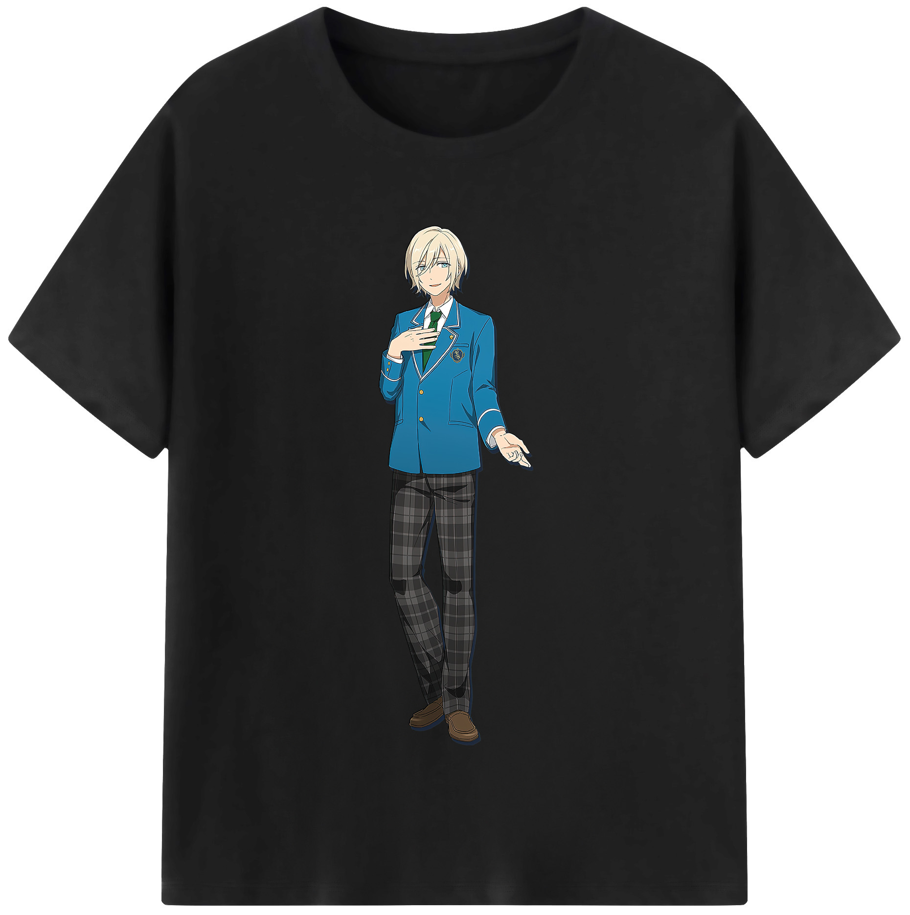 （画像用） あんさんぶるスターズ! Ensemble Stars レディースカジュアルプリントTシャツ（綿100％）