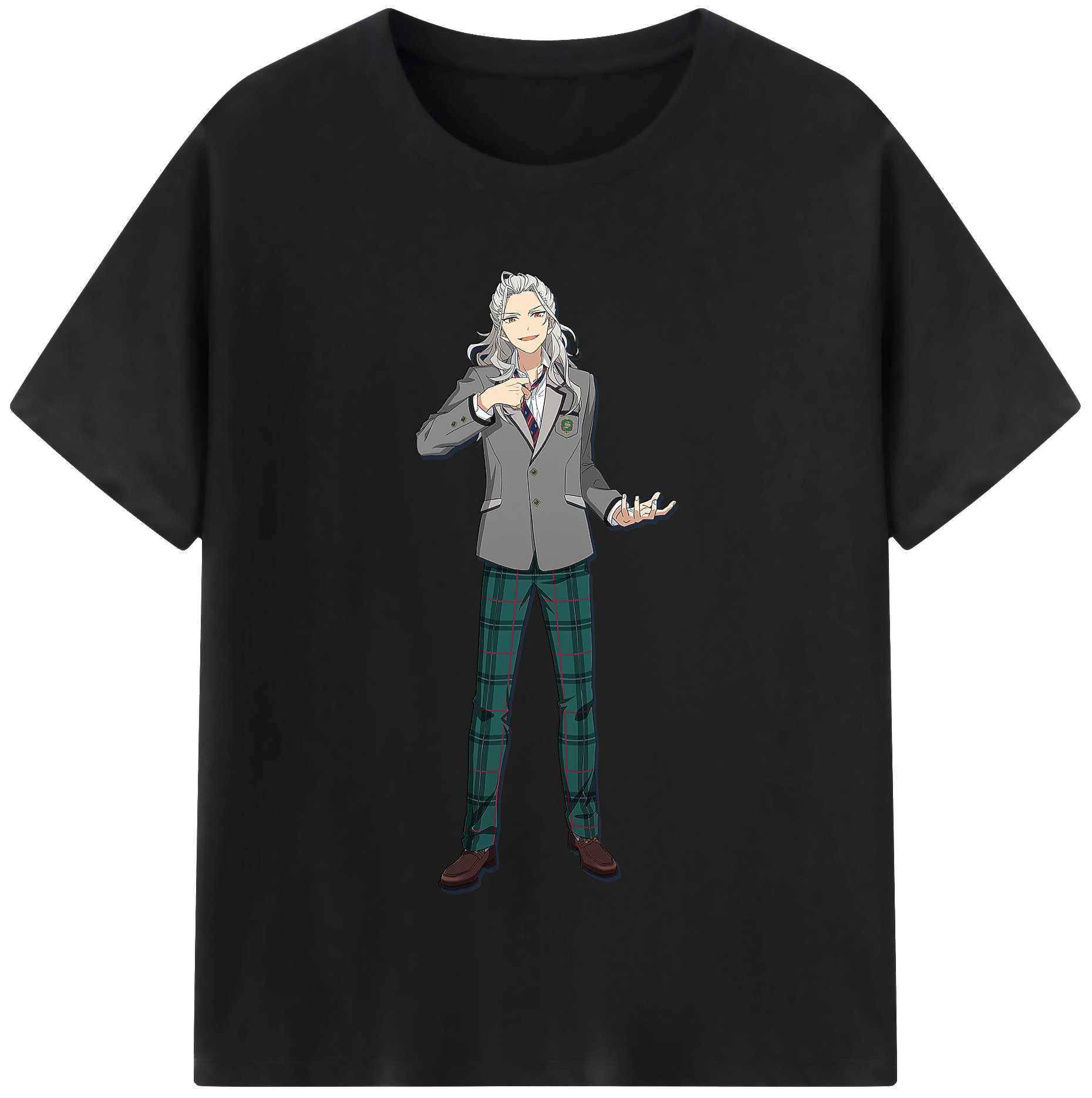 （画像用） あんさんぶるスターズ! Ensemble Stars レディースカジュアルプリントTシャツ（綿100％）