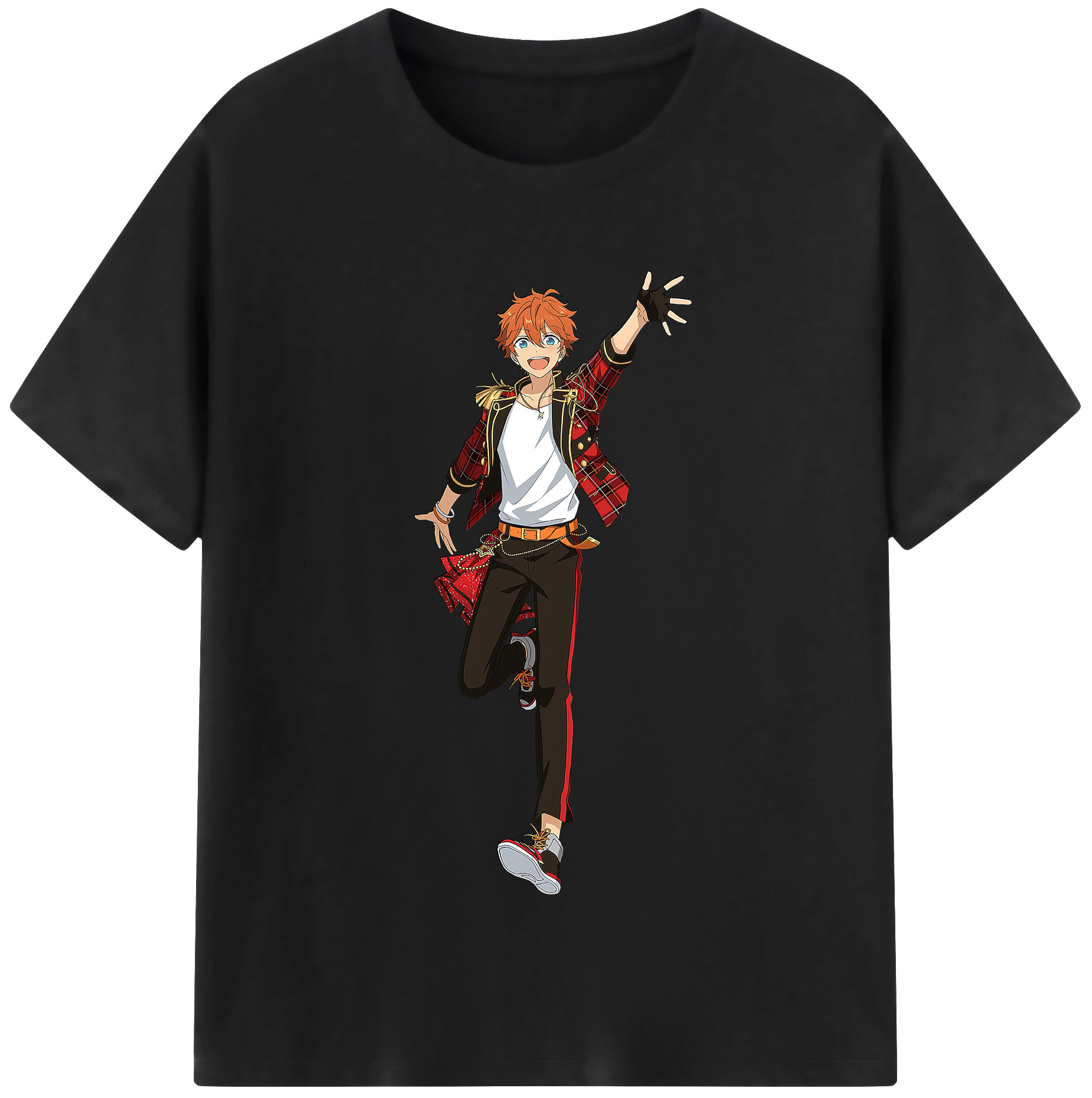 （画像用） あんさんぶるスターズ! Ensemble Stars レディースカジュアルプリントTシャツ（綿100％）