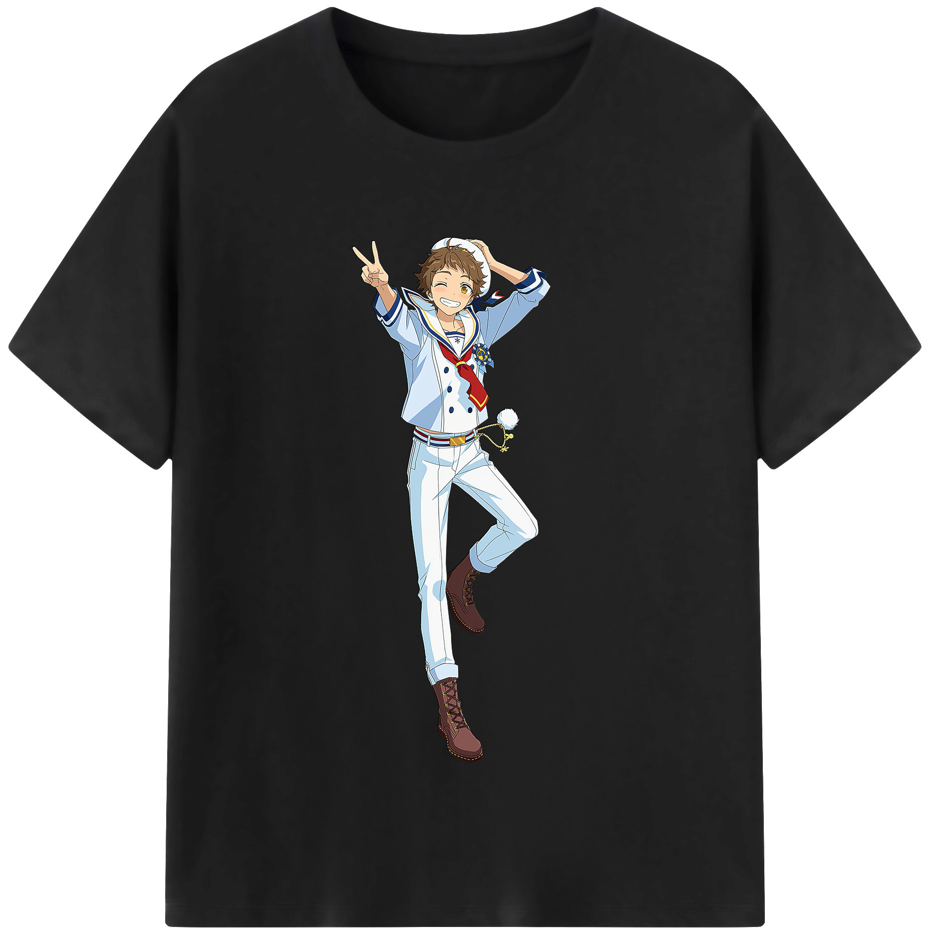 （画像用） あんさんぶるスターズ! Ensemble Stars レディースカジュアルプリントTシャツ（綿100％）
