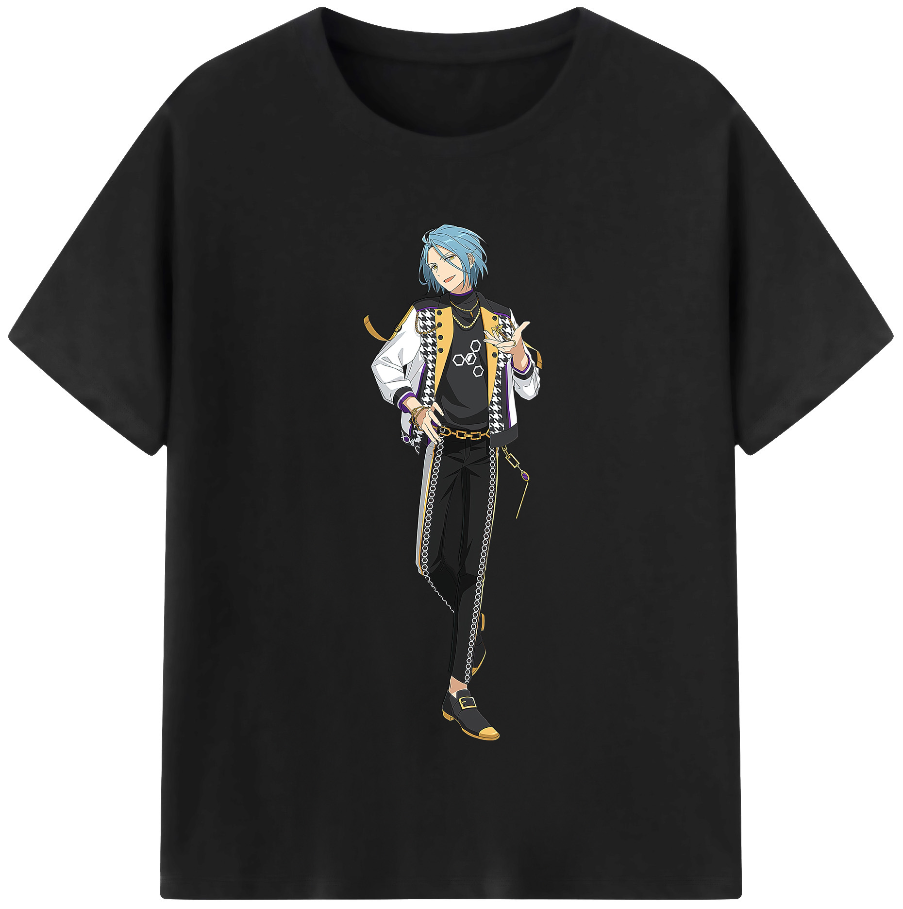 （画像用） あんさんぶるスターズ! Ensemble Stars レディースカジュアルプリントTシャツ（綿100％）