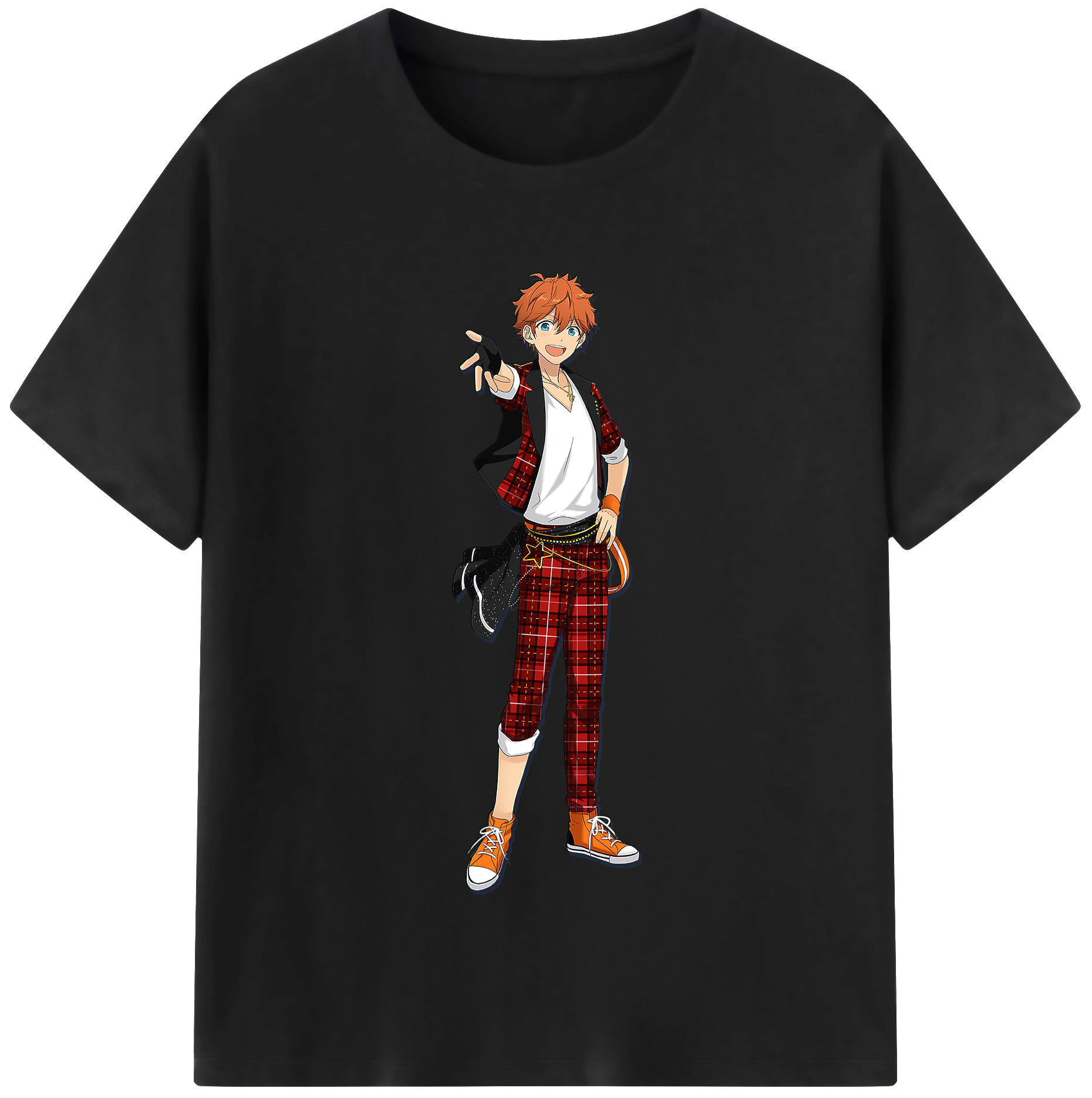 （画像用） あんさんぶるスターズ! Ensemble Stars レディースカジュアルプリントTシャツ（綿100％）