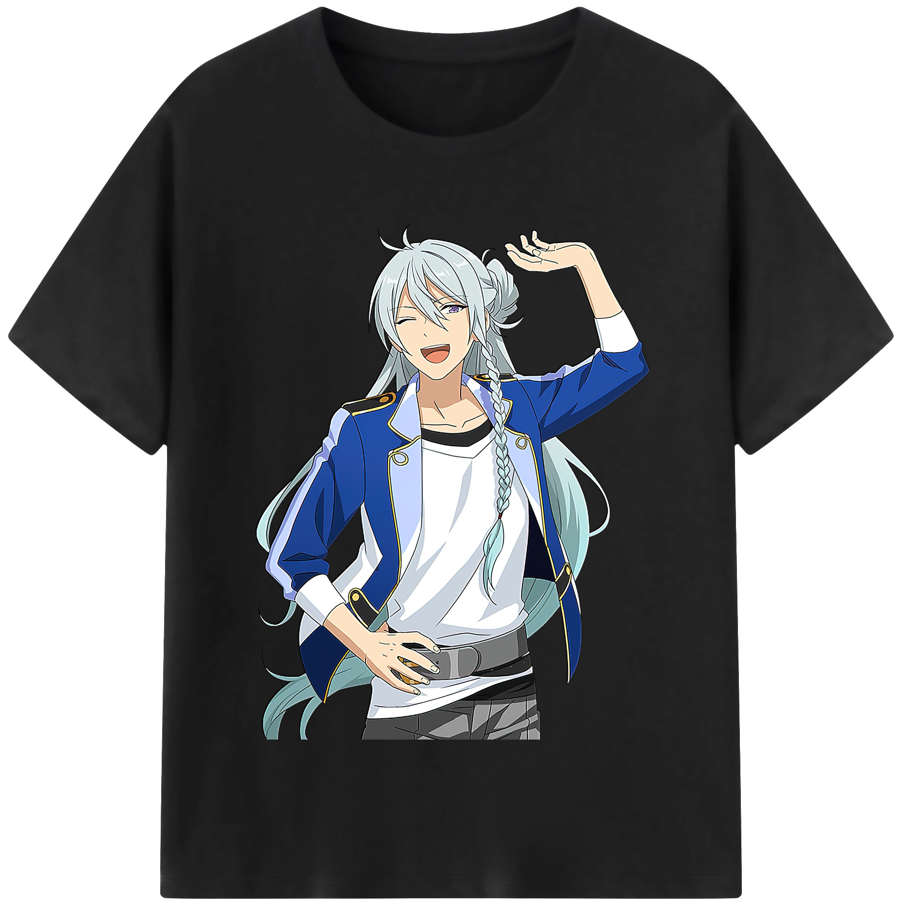 （画像用） あんさんぶるスターズ! Ensemble Stars レディースカジュアルプリントTシャツ（綿100％）