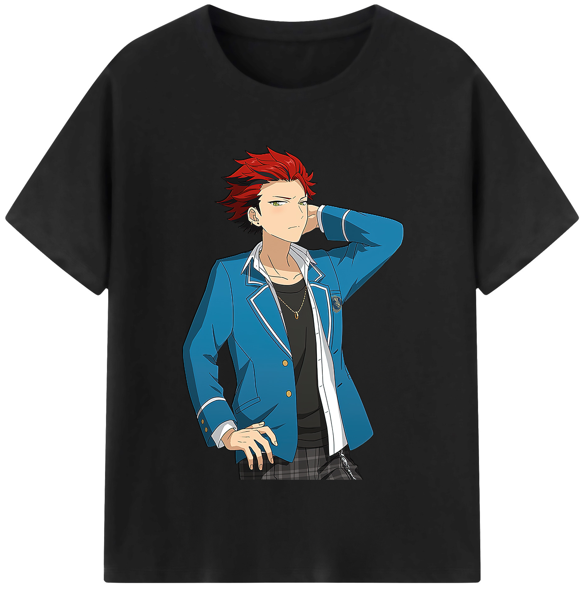 （画像用） あんさんぶるスターズ! Ensemble Stars レディースカジュアルプリントTシャツ（綿100％）