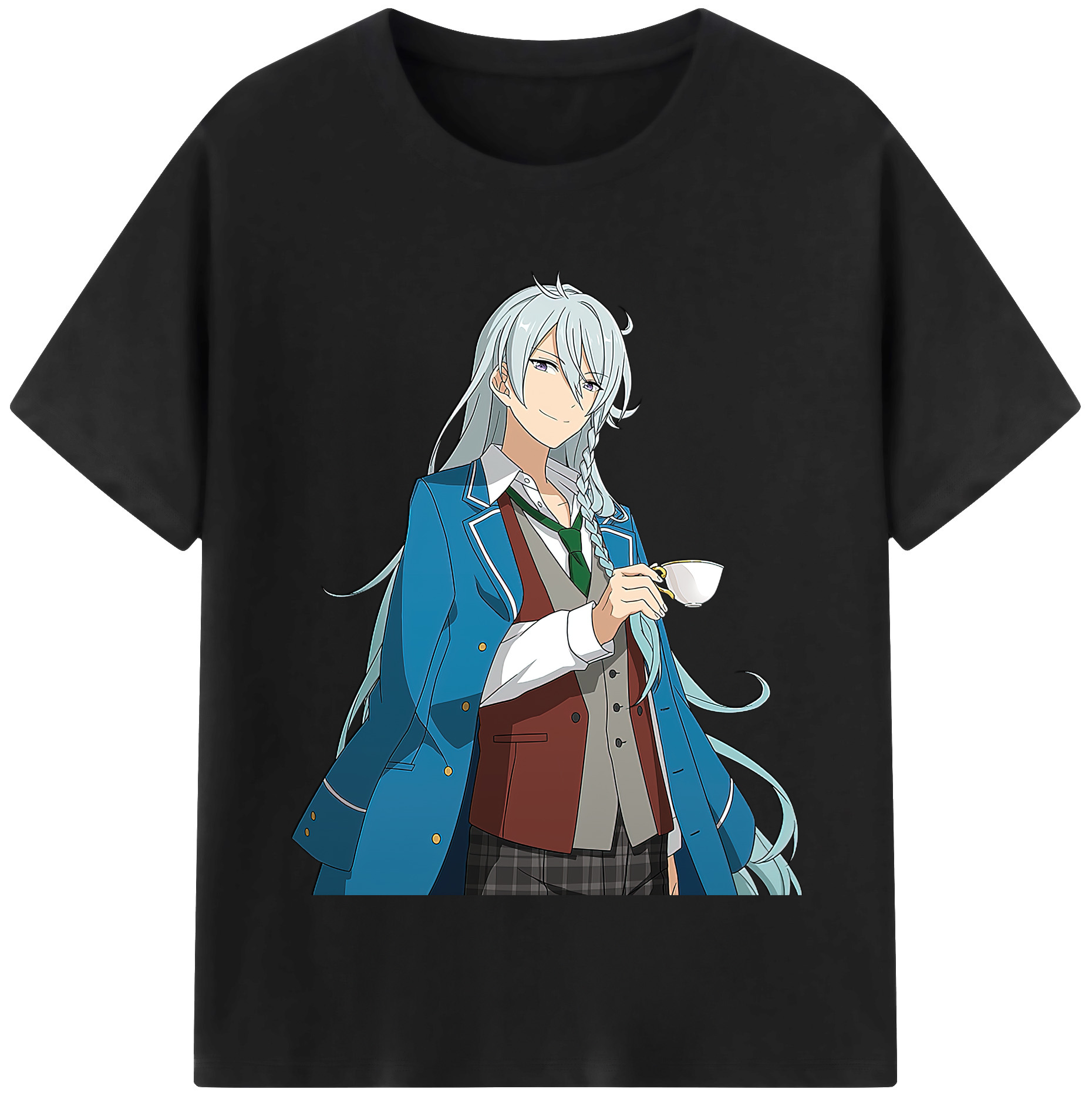 （画像用） あんさんぶるスターズ! Ensemble Stars レディースカジュアルプリントTシャツ（綿100％）
