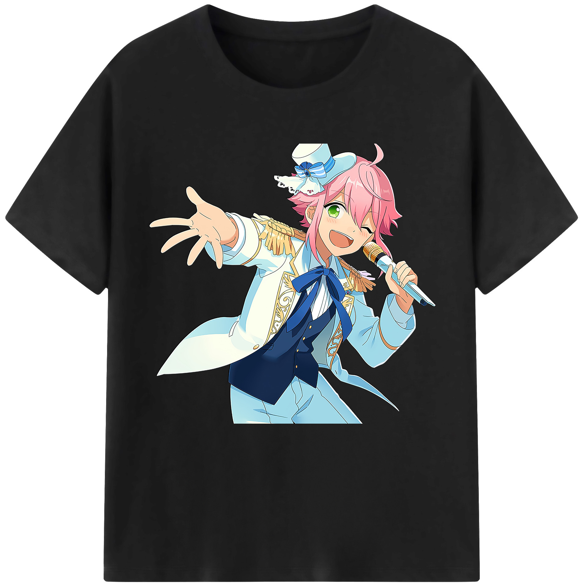 （画像用） あんさんぶるスターズ! Ensemble Stars レディースカジュアルプリントTシャツ（綿100％）