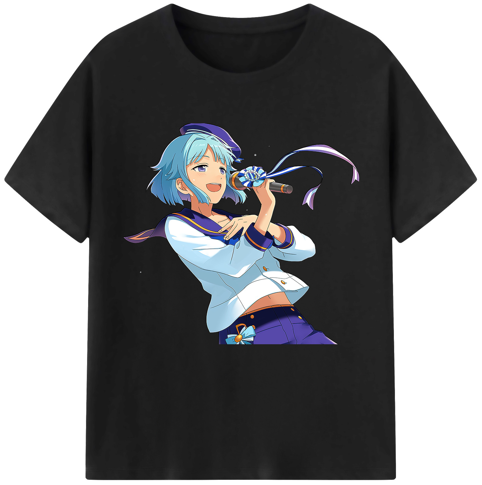 （画像用） あんさんぶるスターズ! Ensemble Stars レディースカジュアルプリントTシャツ（綿100％）