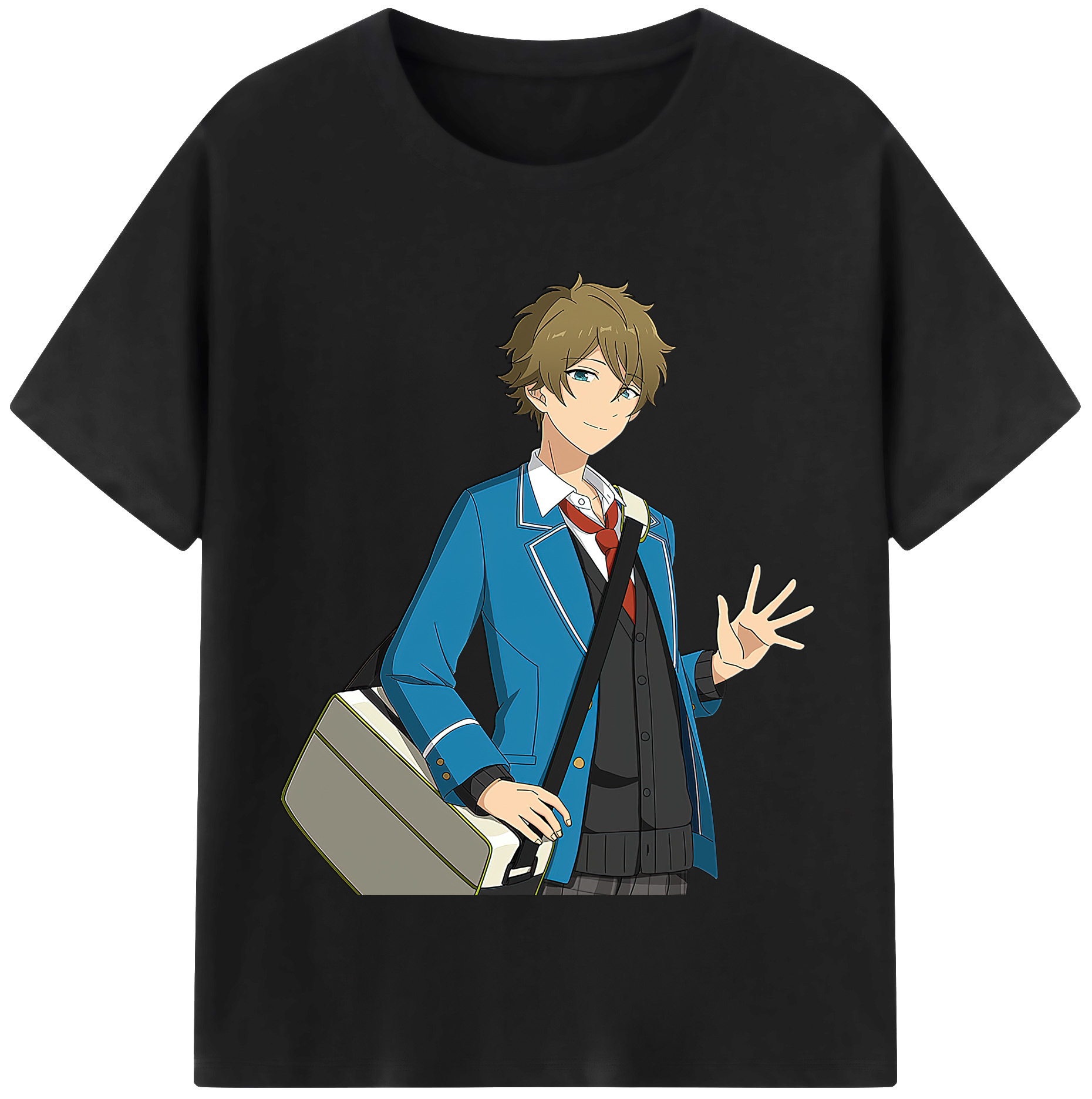 （画像用） あんさんぶるスターズ! Ensemble Stars レディースカジュアルプリントTシャツ（綿100％）