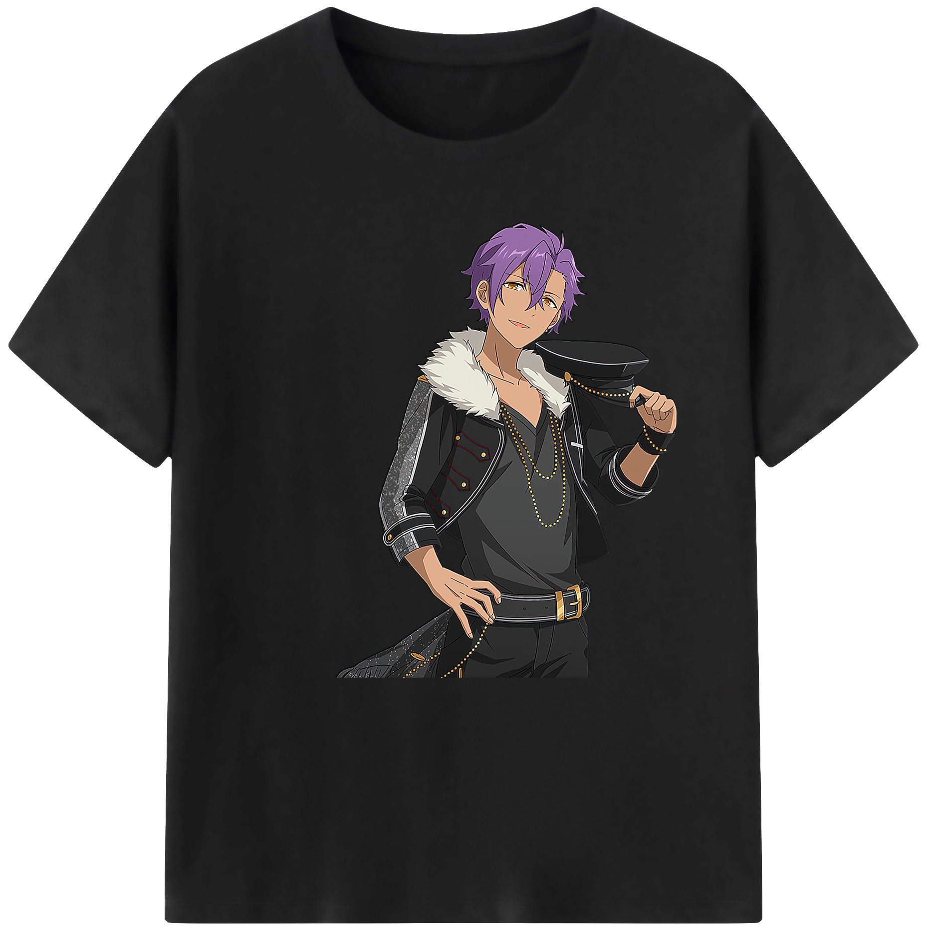 （画像用） あんさんぶるスターズ! Ensemble Stars レディースカジュアルプリントTシャツ（綿100％）