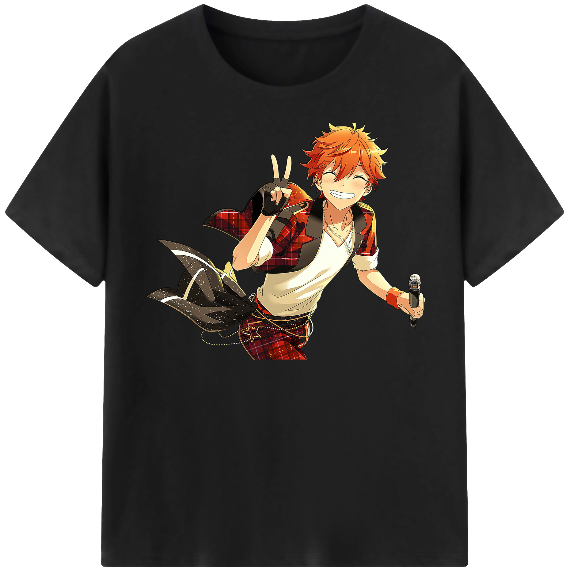 （画像用） あんさんぶるスターズ! Ensemble Stars レディースカジュアルプリントTシャツ（綿100％）