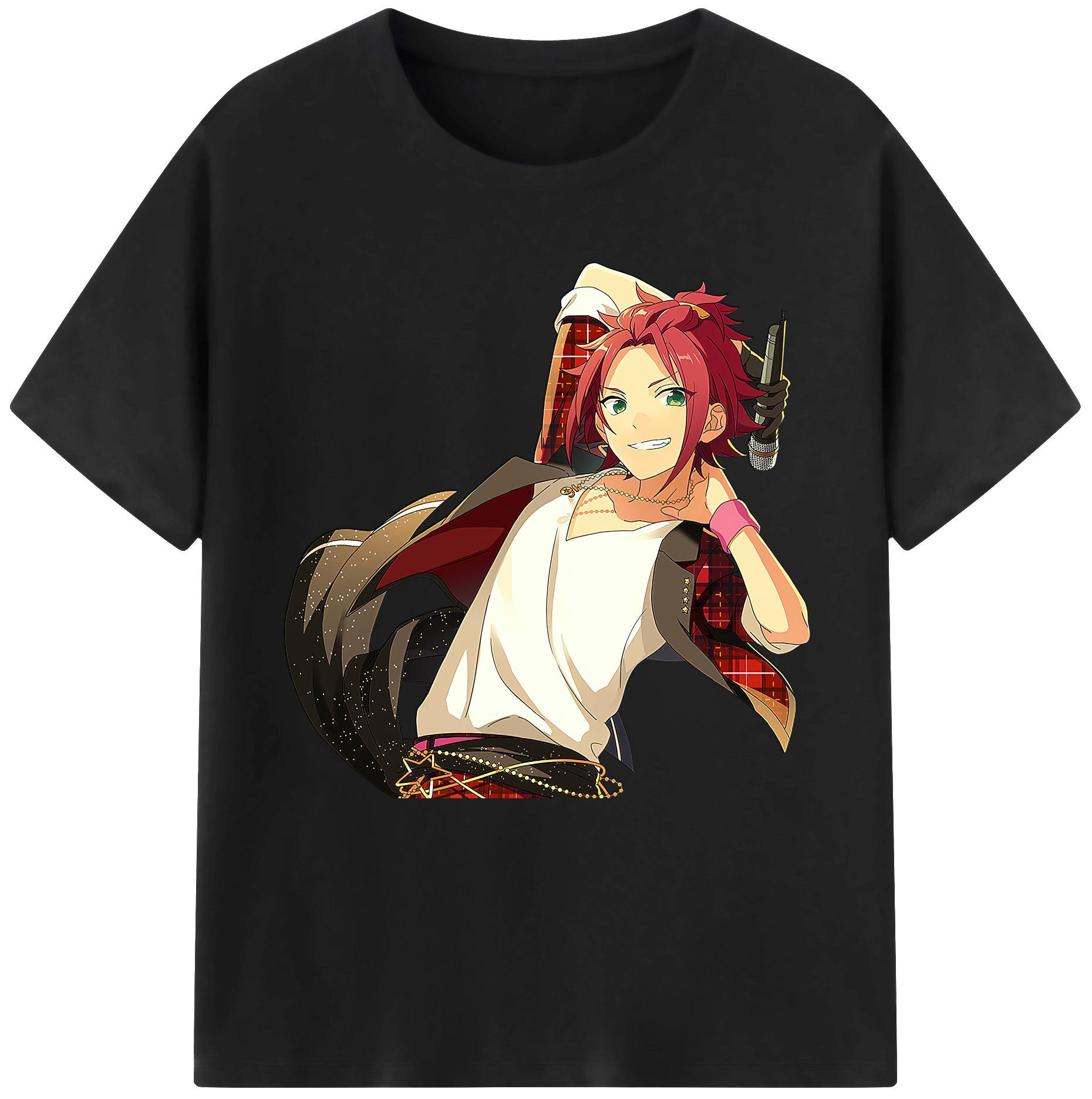 （画像用） あんさんぶるスターズ! Ensemble Stars レディースカジュアルプリントTシャツ（綿100％）